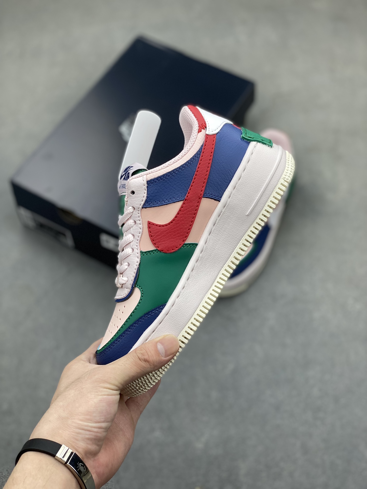 Nike Air Force 1 Low Shadow 'Macaron' Multi-Color Women's Shoe 4 i1720470799 6335 7