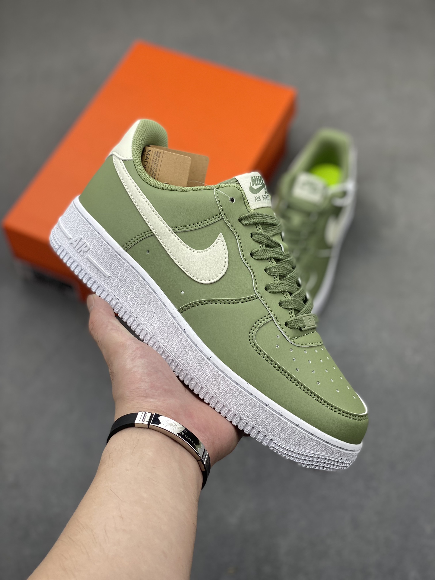 Nike Air Force 1 Low '07 Next Nature Green Olive Canvas/White HF5062 Sneakers 2 i1720470883 3610 0