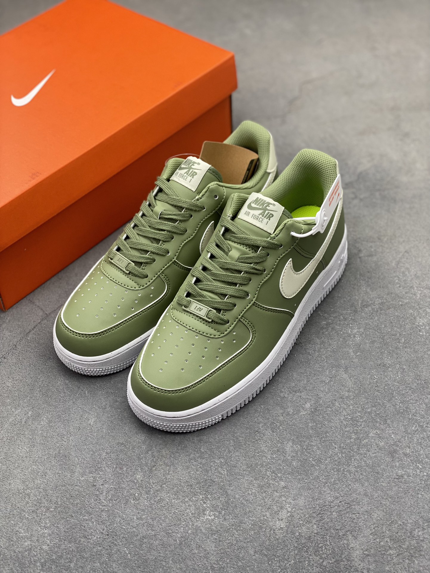Nike Air Force 1 Low '07 Next Nature Green Olive Canvas/White HF5062 Sneakers 9 i1720470883 6919 0