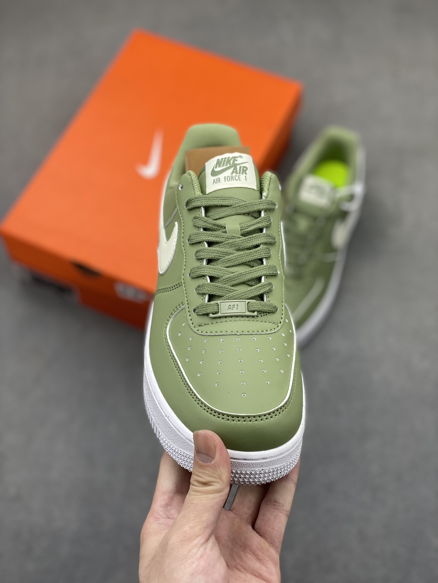 Nike Air Force 1 Low '07 Next Nature Green Olive Canvas/White HF5062 Sneakers 3 i1720470883 9428 0