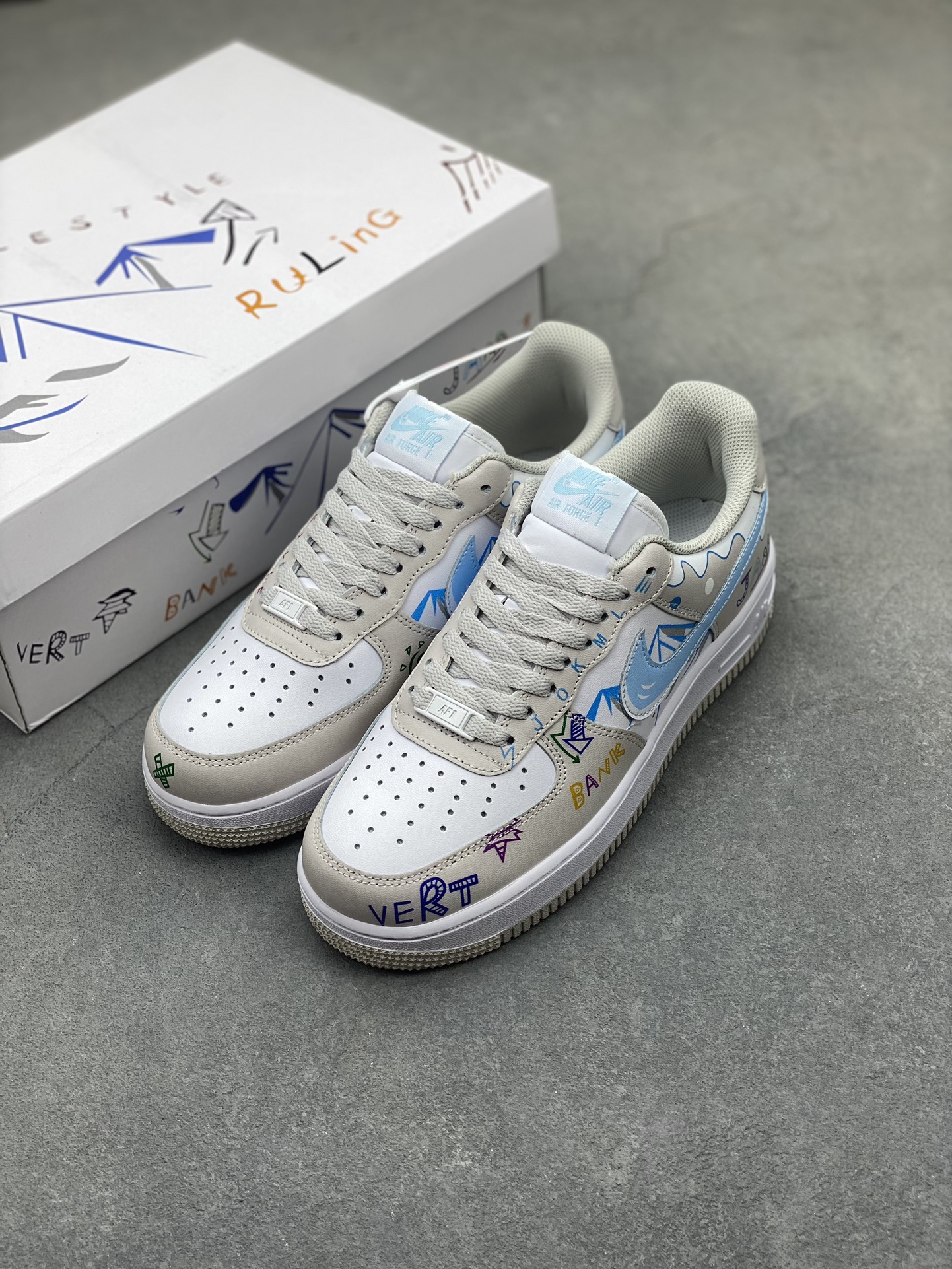 Nike Air Force 1 Low '07 Custom 'Snow Mountain' Edition - Limited Release 9 i1720470972 3630 0