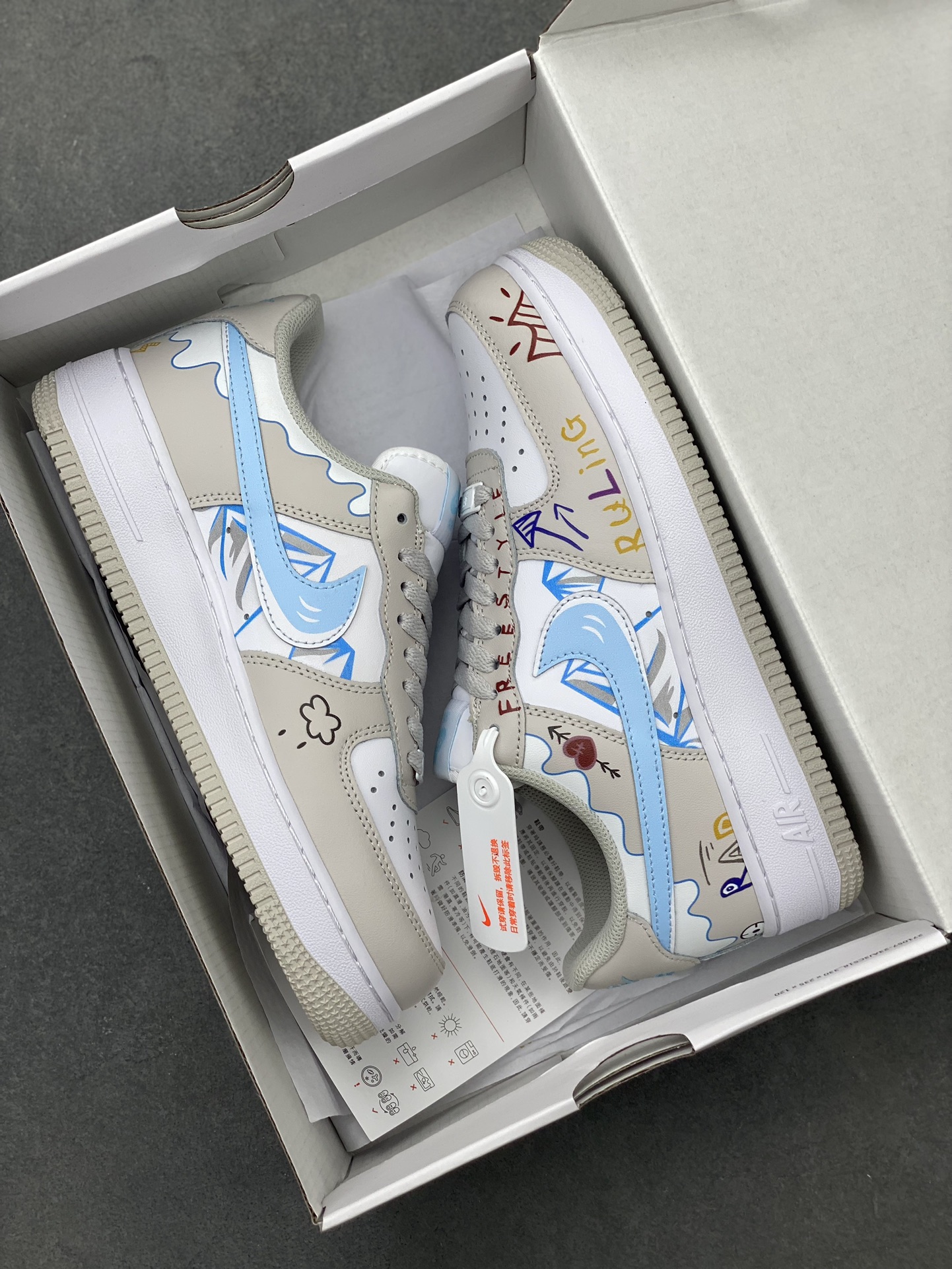 Nike Air Force 1 Low '07 Custom 'Snow Mountain' Edition - Limited Release 10 i1720470973 4571 0
