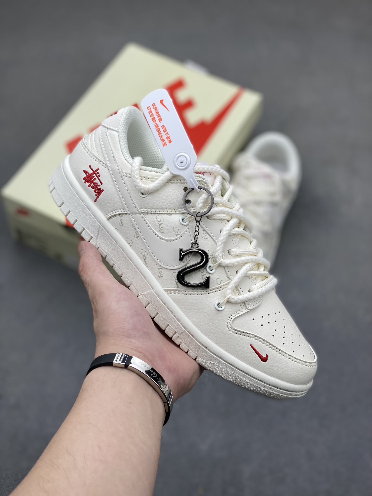 Stussy x Nike Dunk Low 'Off White' Casual Sneakers - Limited Edition 1 i1720728895 2559 8
