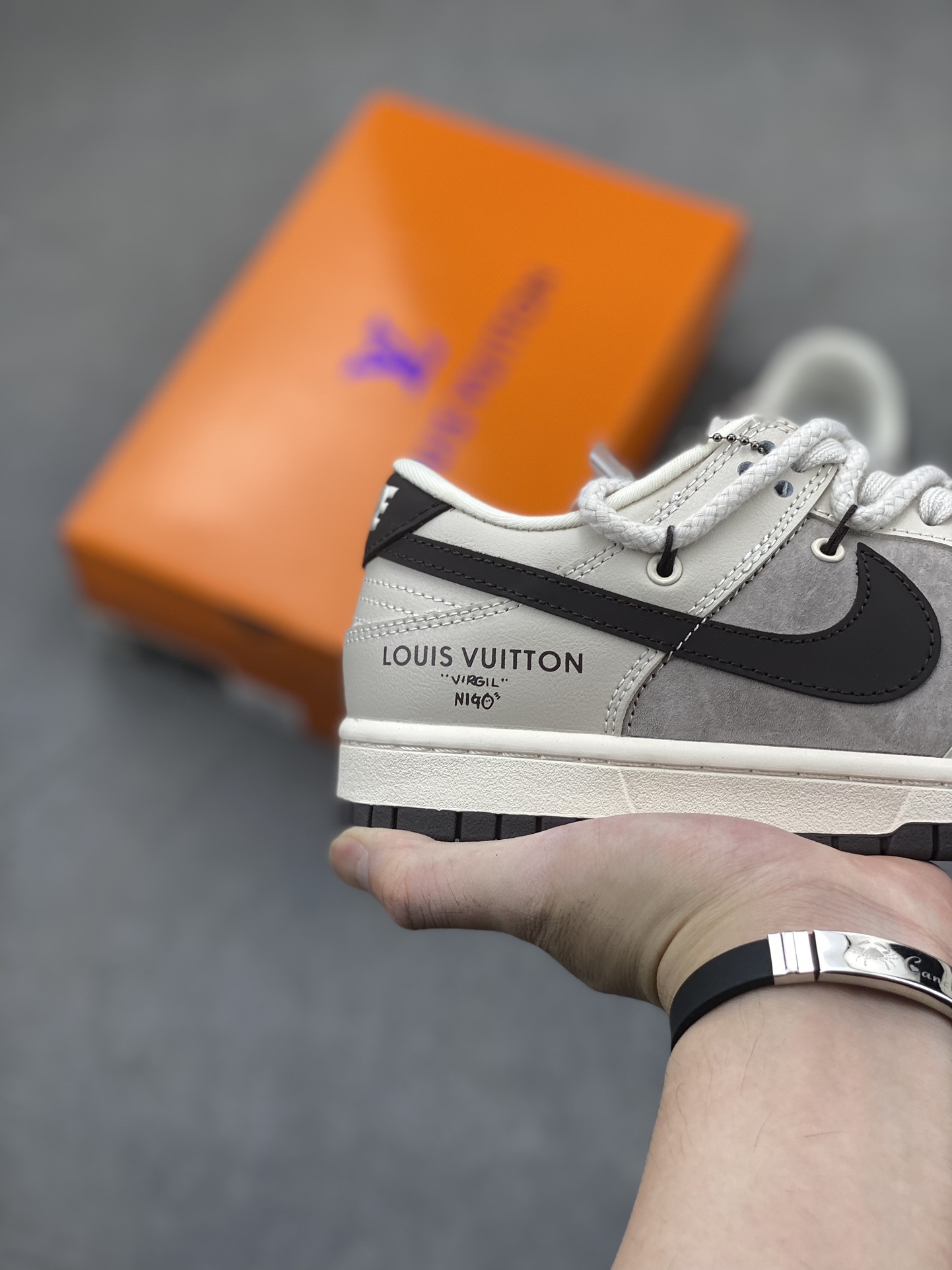 Nike SB Dunk Low Louis Vuitton Custom Coffee Sneakers - Premium Quality 5 i1720991426 8091 7