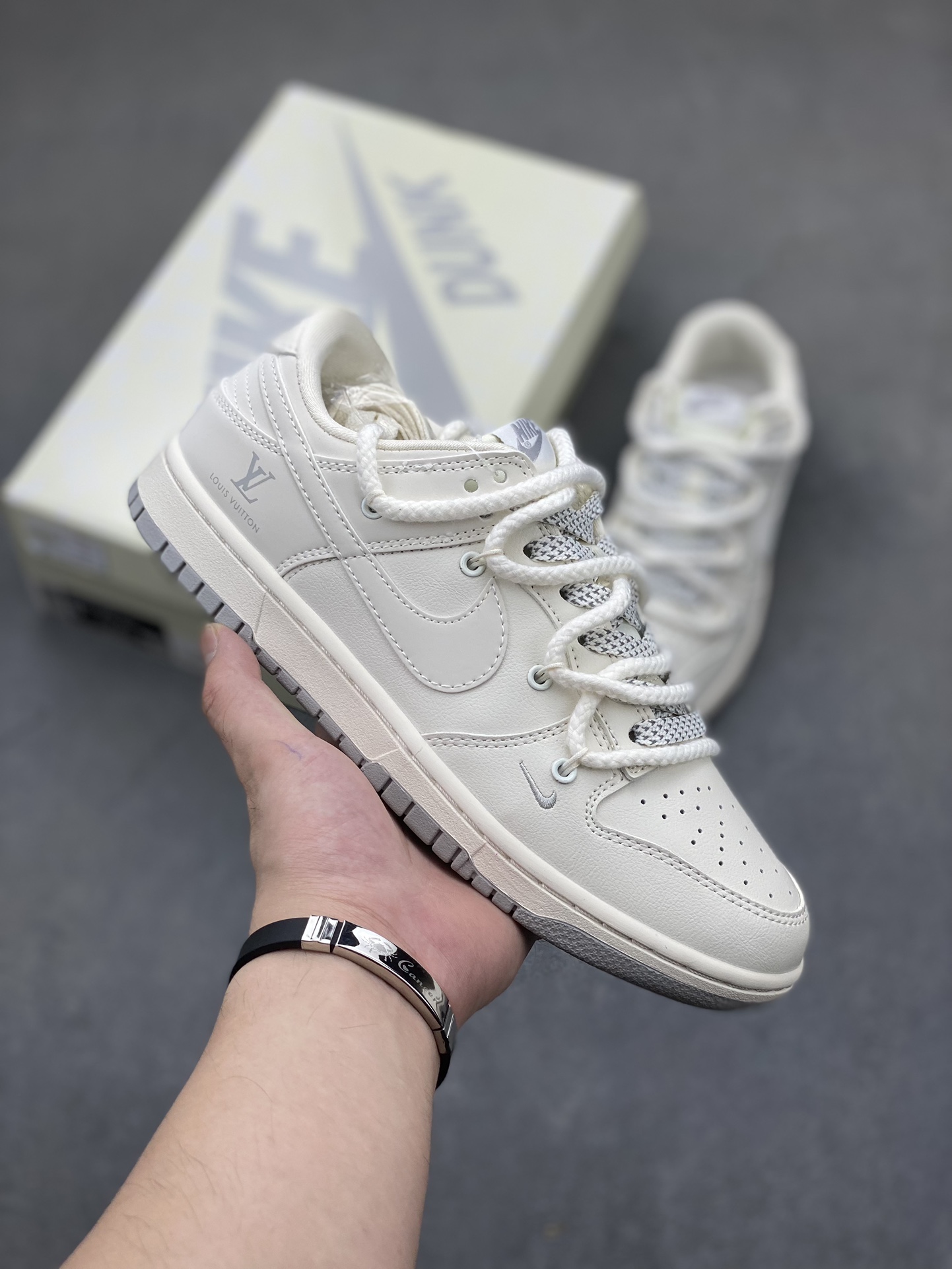 Nike SB Dunk Low Louis Vuitton Collab Sneakers - Limited Edition