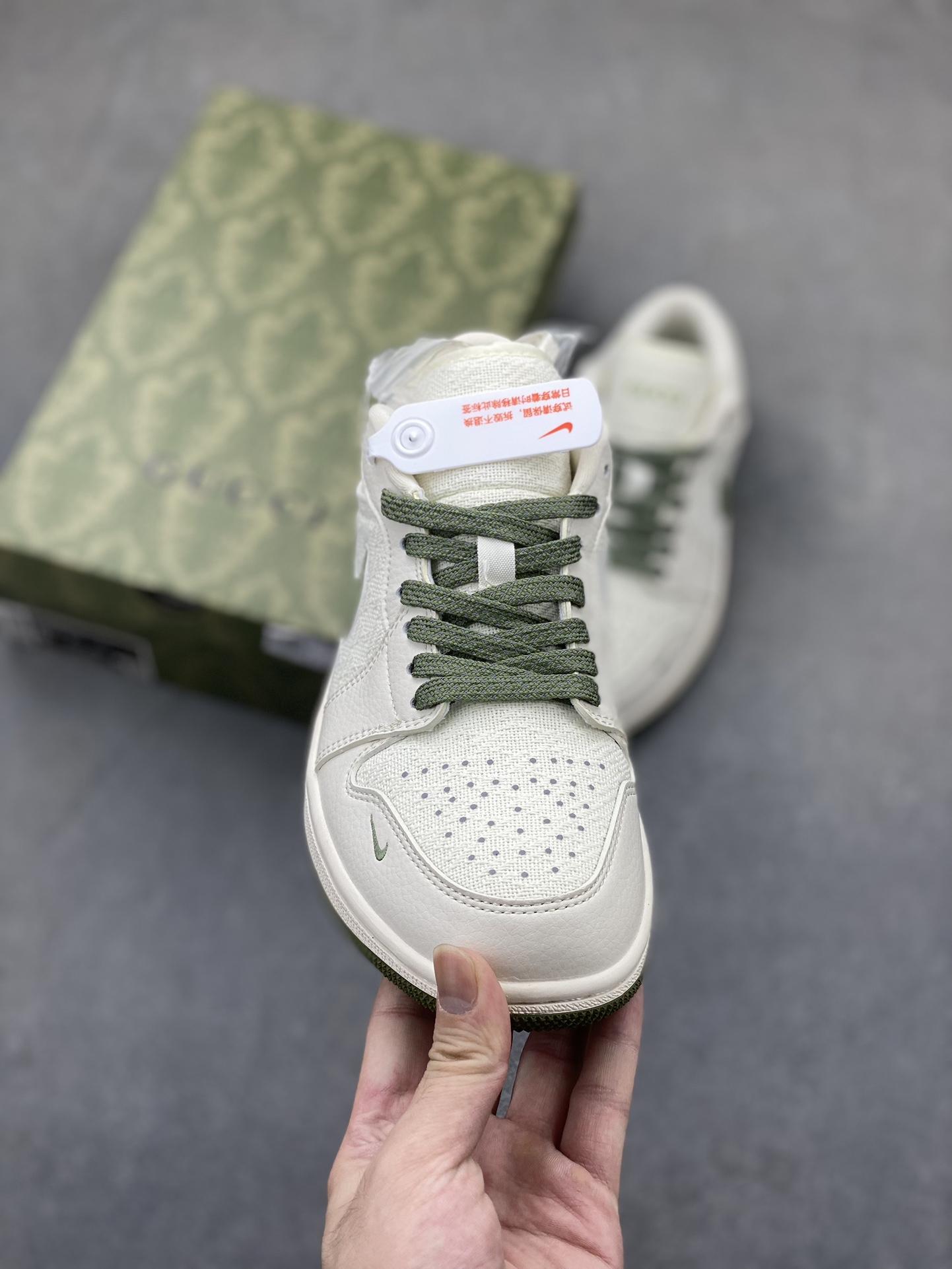 Nike Air Jordan 1 Gucci Collab - Premium Knit, Retro Style, All-Day Comfort 3 i1723927999 530 6