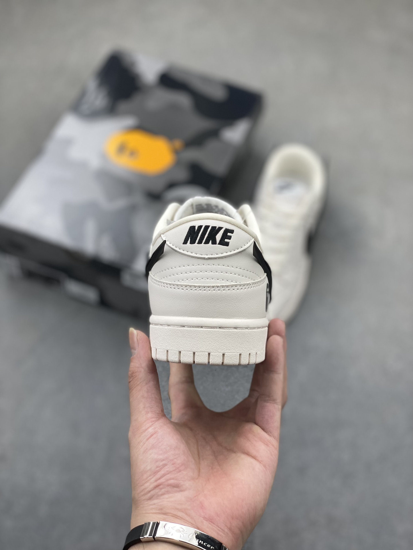Nike SB Dunk Low x AMBUSH x BAPE - Cream White/Black - Limited Edition Sneakers 5 i1724703360 4629 3