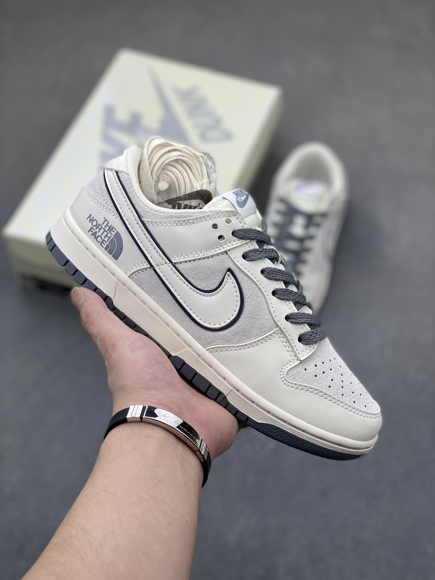 Nike SB Dunk Low The North Face Cement Grey Shoes 2 i1724795640 8358 5