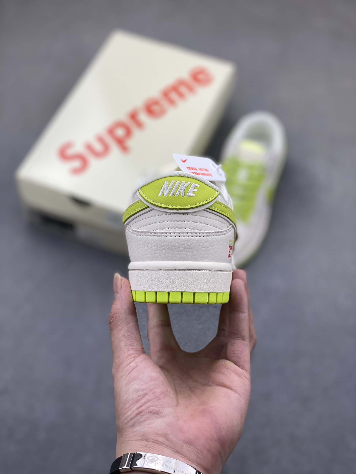 Nike SB Dunk Low Stone Island Supreme - Fluorescent Off White Sneakers 4 i1725653487 5625 8