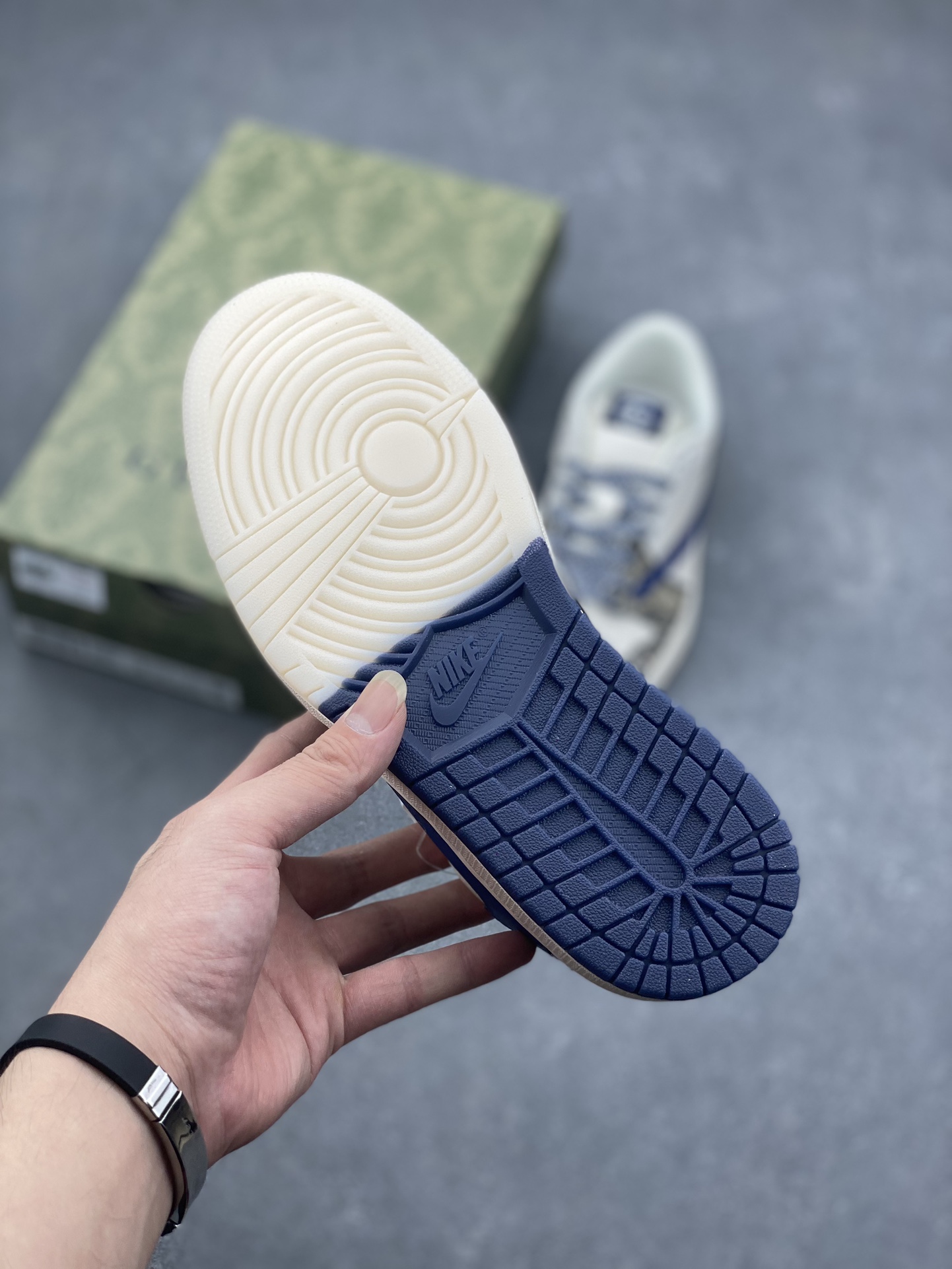 Travis Scott x Nike Air Jordan 1 Low Gucci Custom Sneakers - Limited Edition 7 i1726262947 4399 7