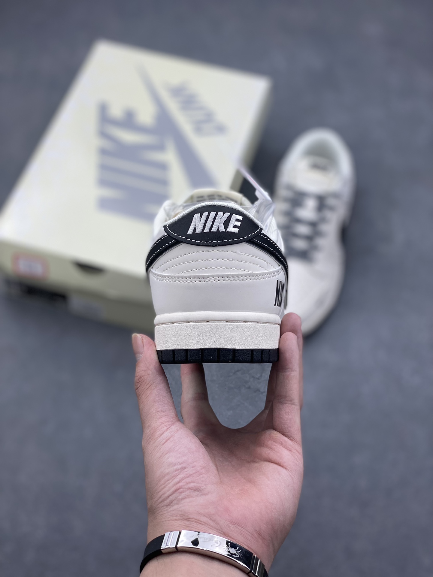 Nike SB Dunk Low 'Sail Black' Anniversary Custom Casual Sneakers 5 i1727456279 8800 7