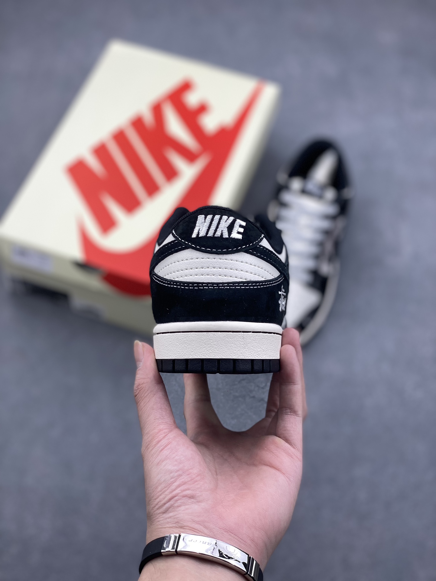 Nike SB Dunk Low x Stussy Black White Sneakers 5 i1728074115 2958 2