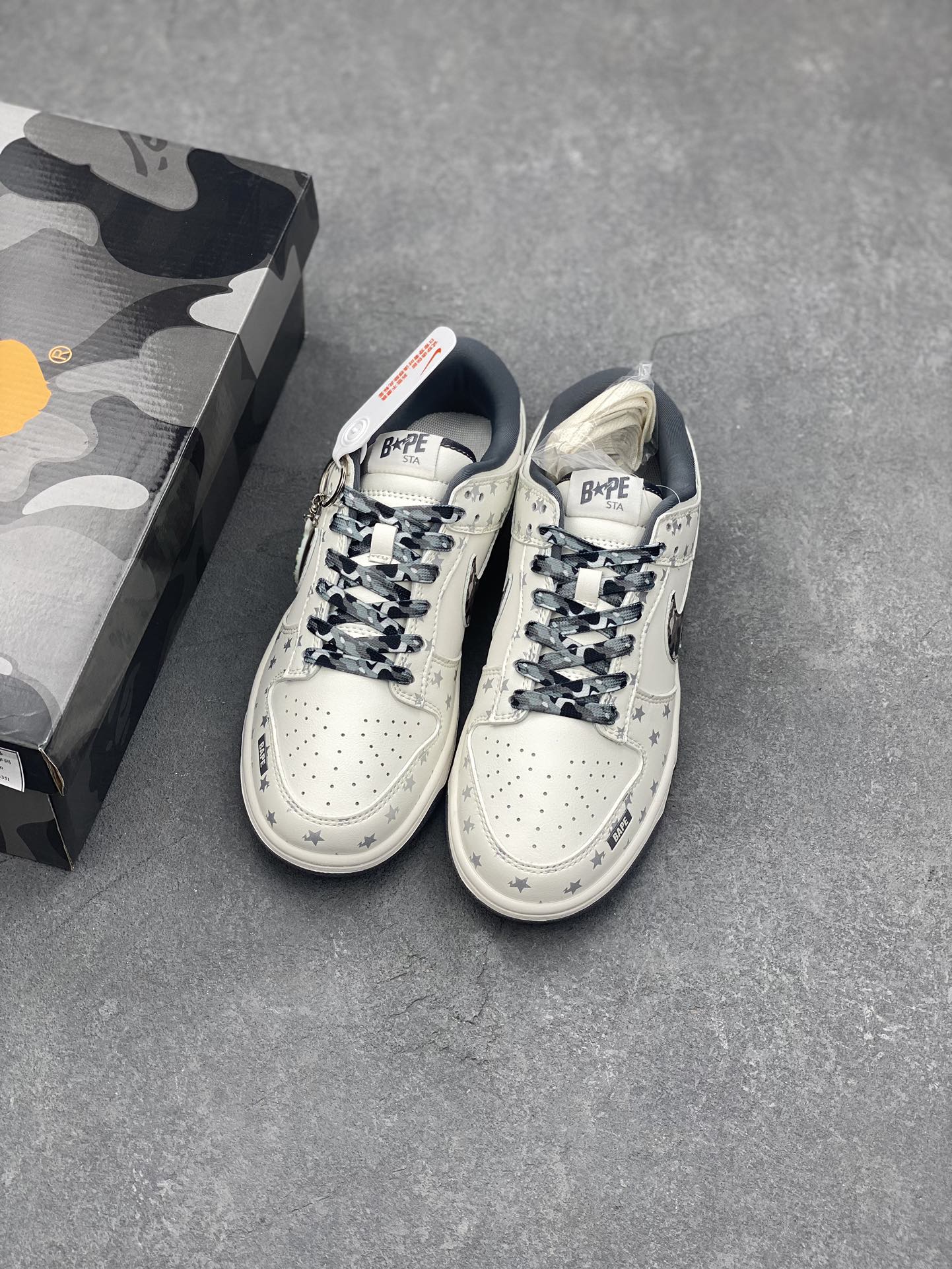 Nike SB Dunk Low BAPE Collab - Grey Camo, Premium Quality, Limited Edition 9 i1728507480 5781 4