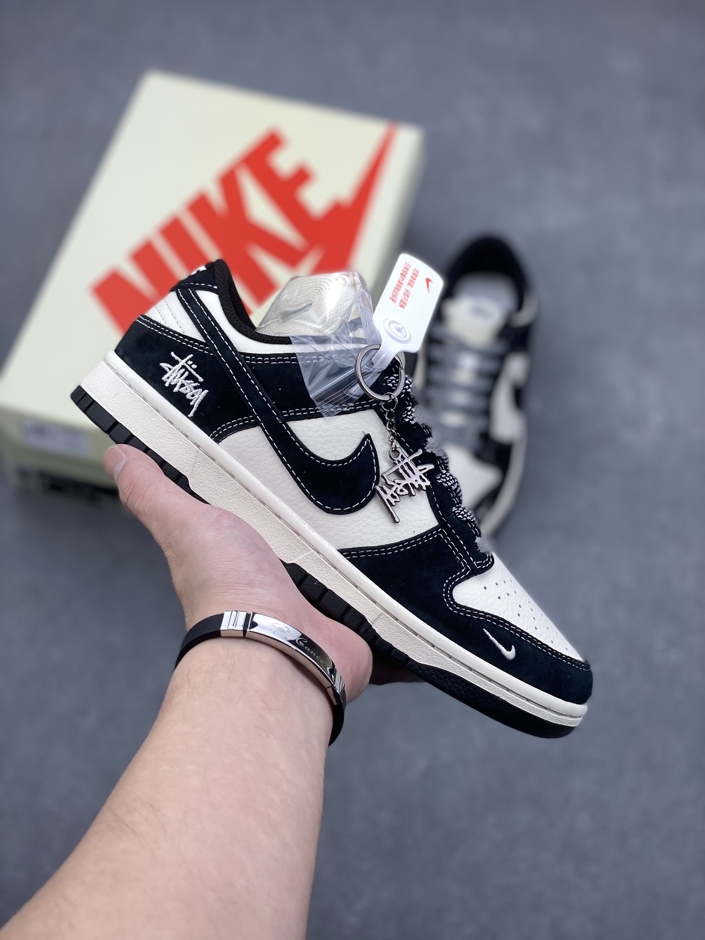 Nike SB Dunk Low Stussy Black White Sneakers Casual Shoes BB9898-008 1 i1729701784 2516 7
