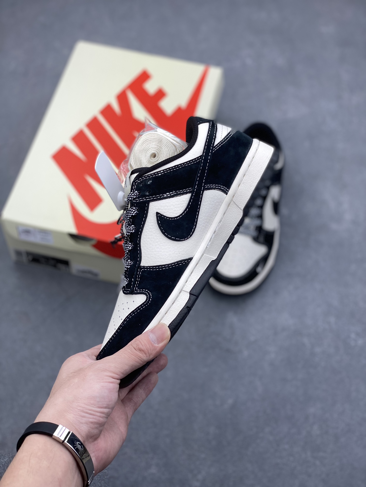 Nike SB Dunk Low Stussy Black White Sneakers Casual Shoes BB9898-008 3 i1729701784 3967 0