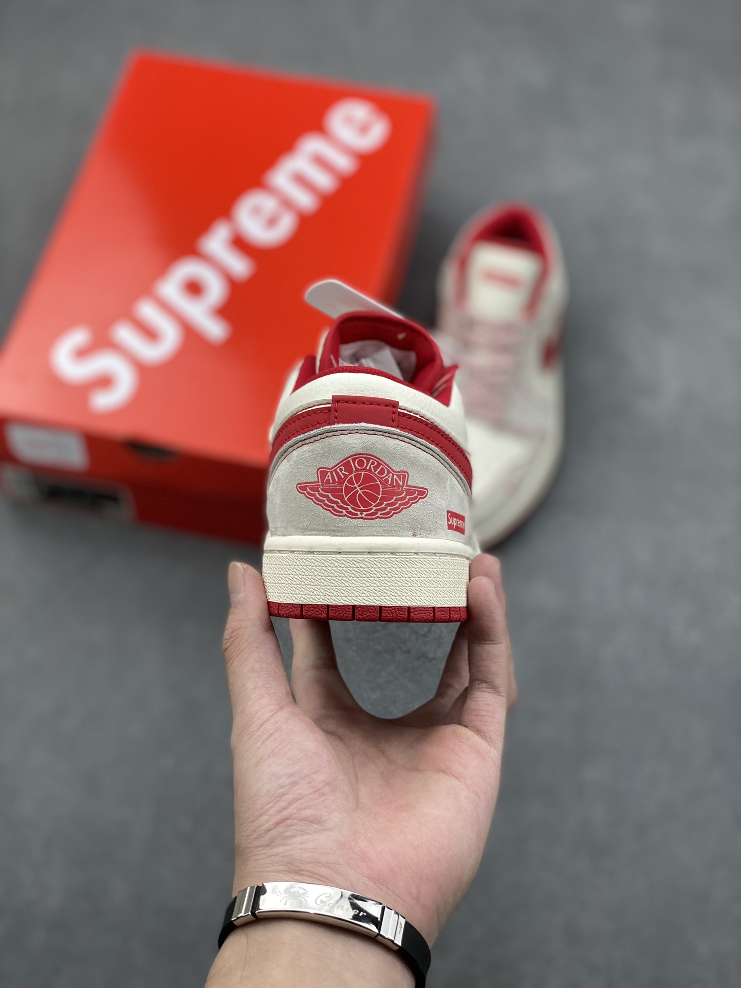 Nike Air Jordan 1 Low Retro: Supreme Collab, Premium Comfort Sneakers 5 i1730139198 9922 1