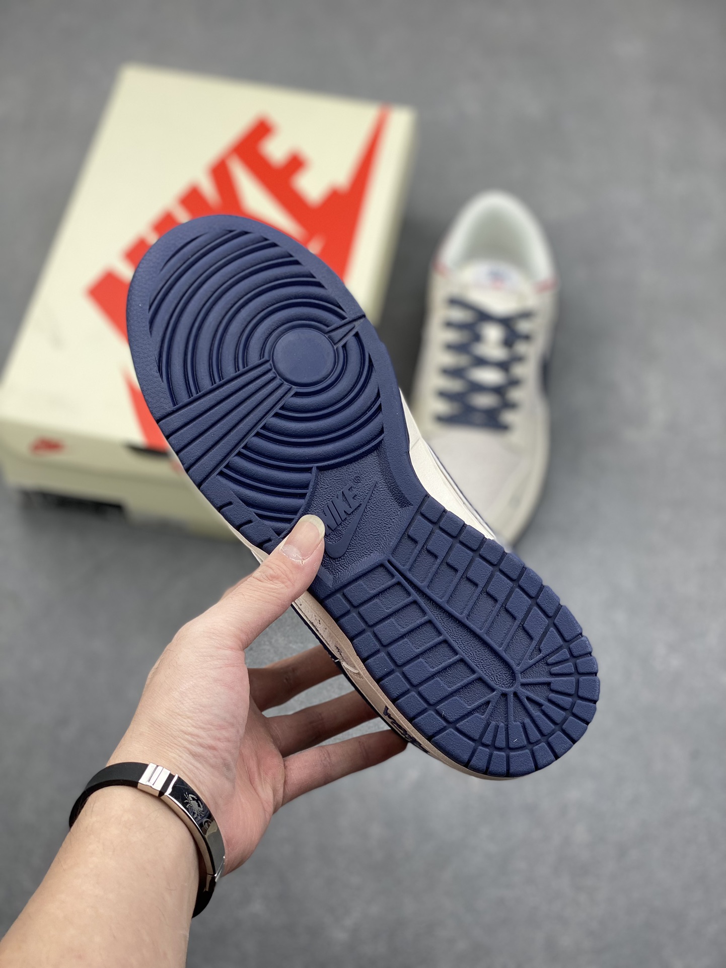 Nike SB Dunk Low Stussy Collab Blue White Red Anniversary Custom Sneakers 6 i1732293798 2437 3
