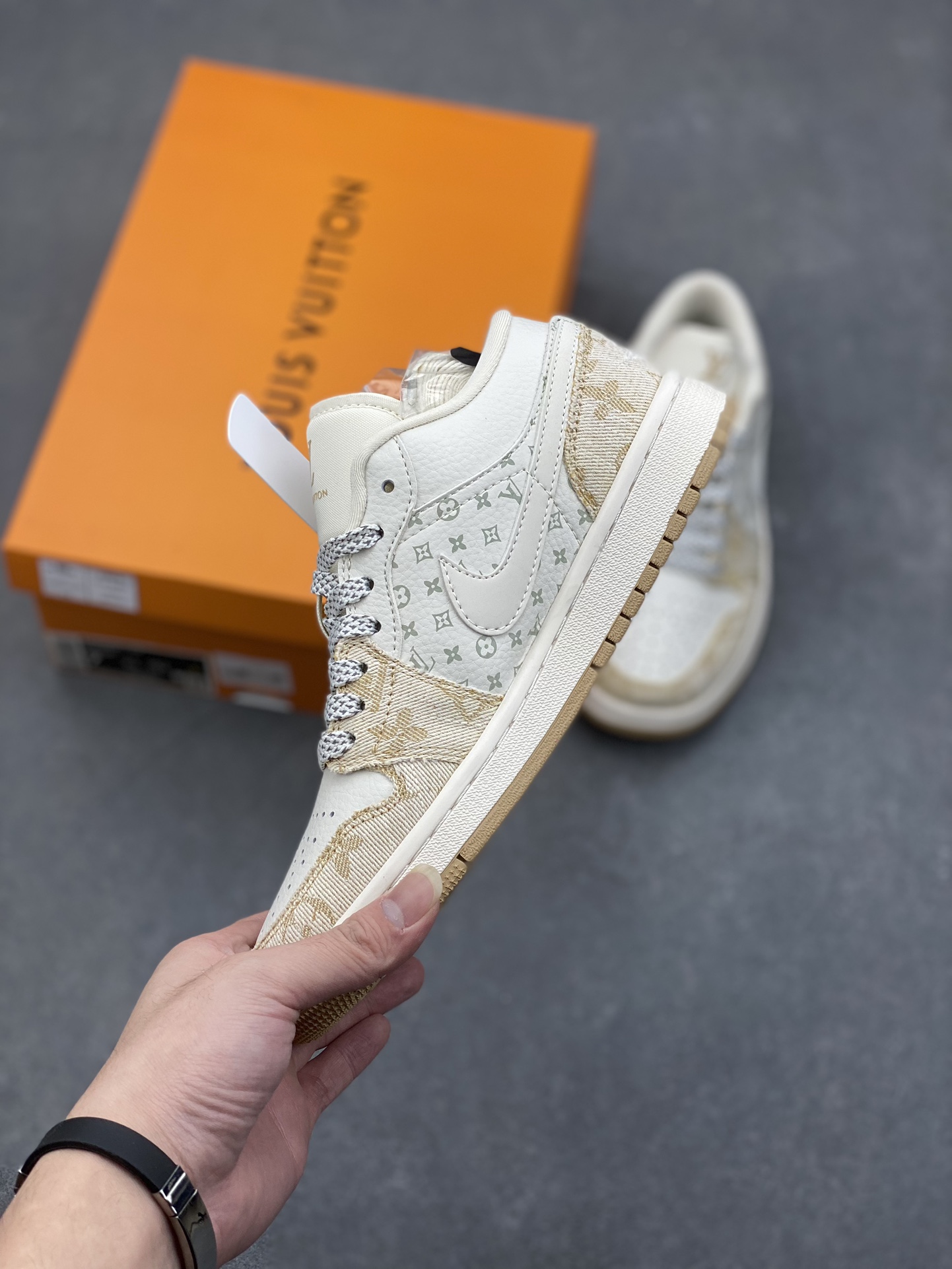 Nike Air Jordan 1 Low Louis Vuitton Collab Custom Sneakers 3 i1732381306 7417 1