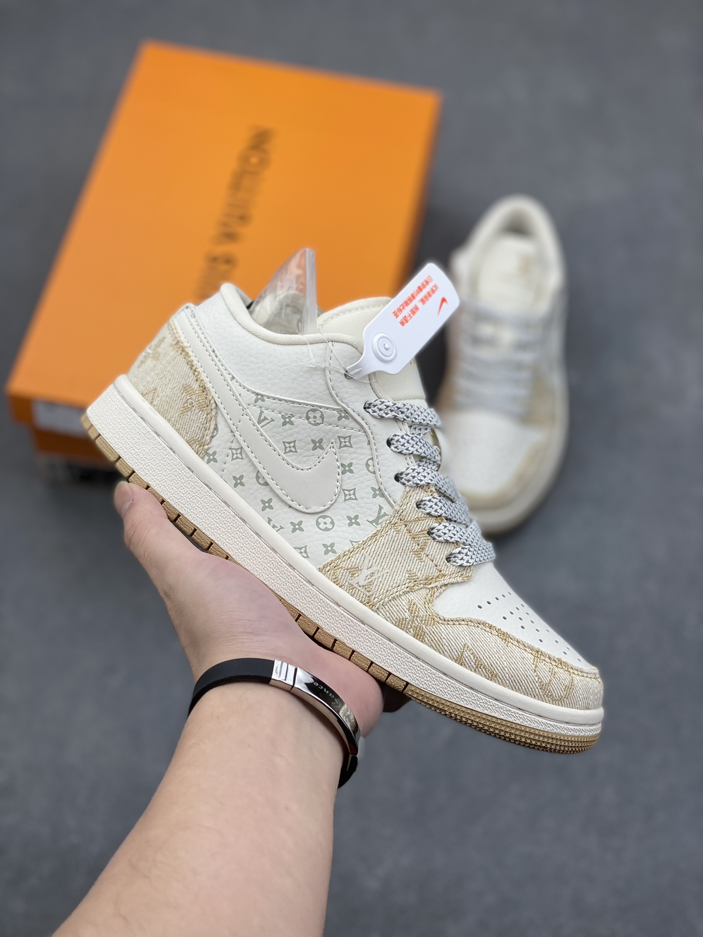 Nike Air Jordan 1 Low Louis Vuitton Collab Custom Sneakers 1 i1732381307 9921 8