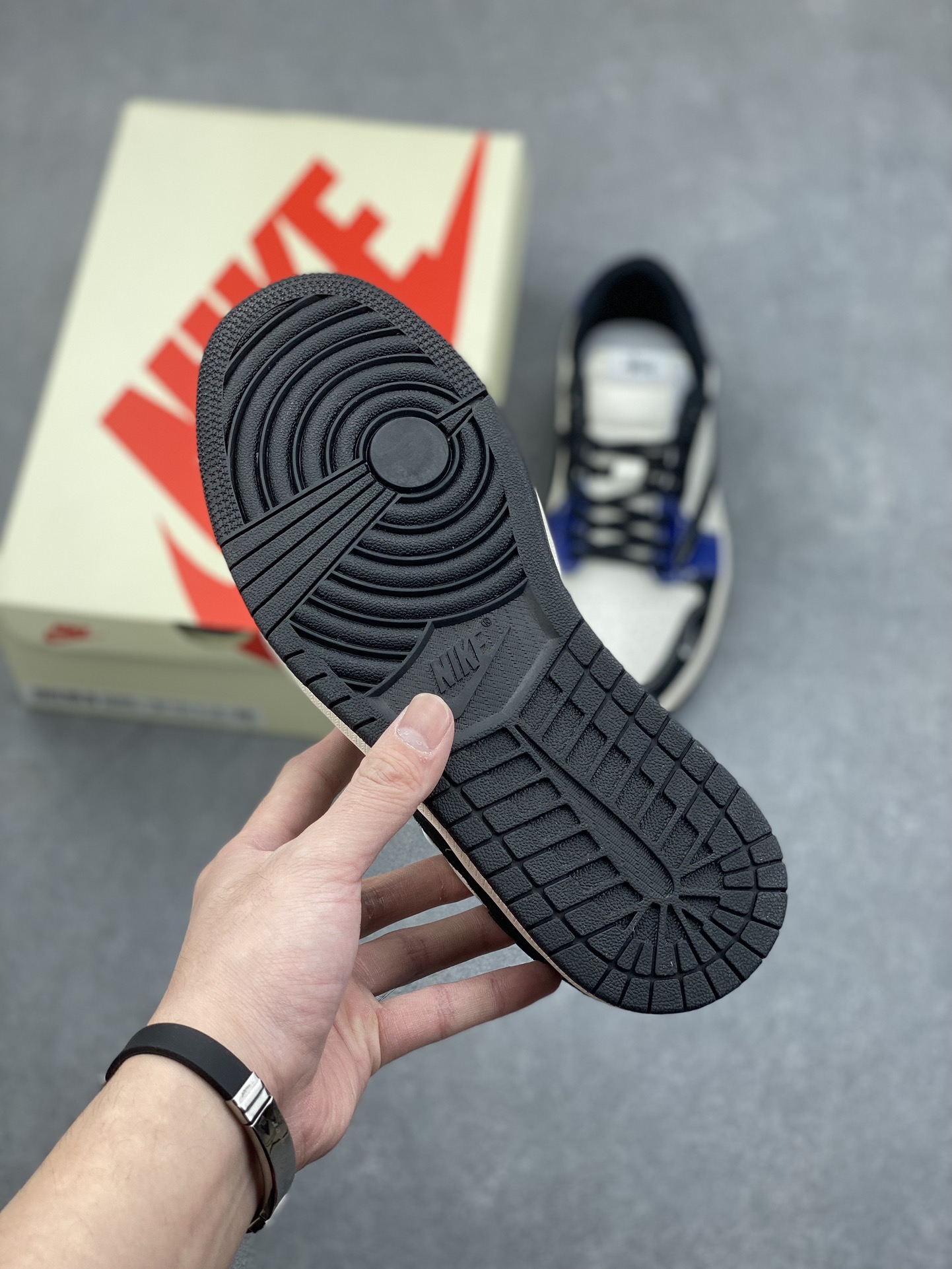 Nike x Stussy Air Jordan 1 Low OG: Black, White & Blue Collaboration Sneakers 7 i1732639555 9930 6