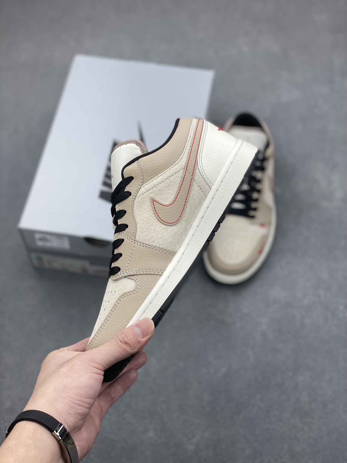 Nike Air Jordan 1 The North Face Low Top Sneakers - 'Light Brown' 3 i1733330741 8495 7