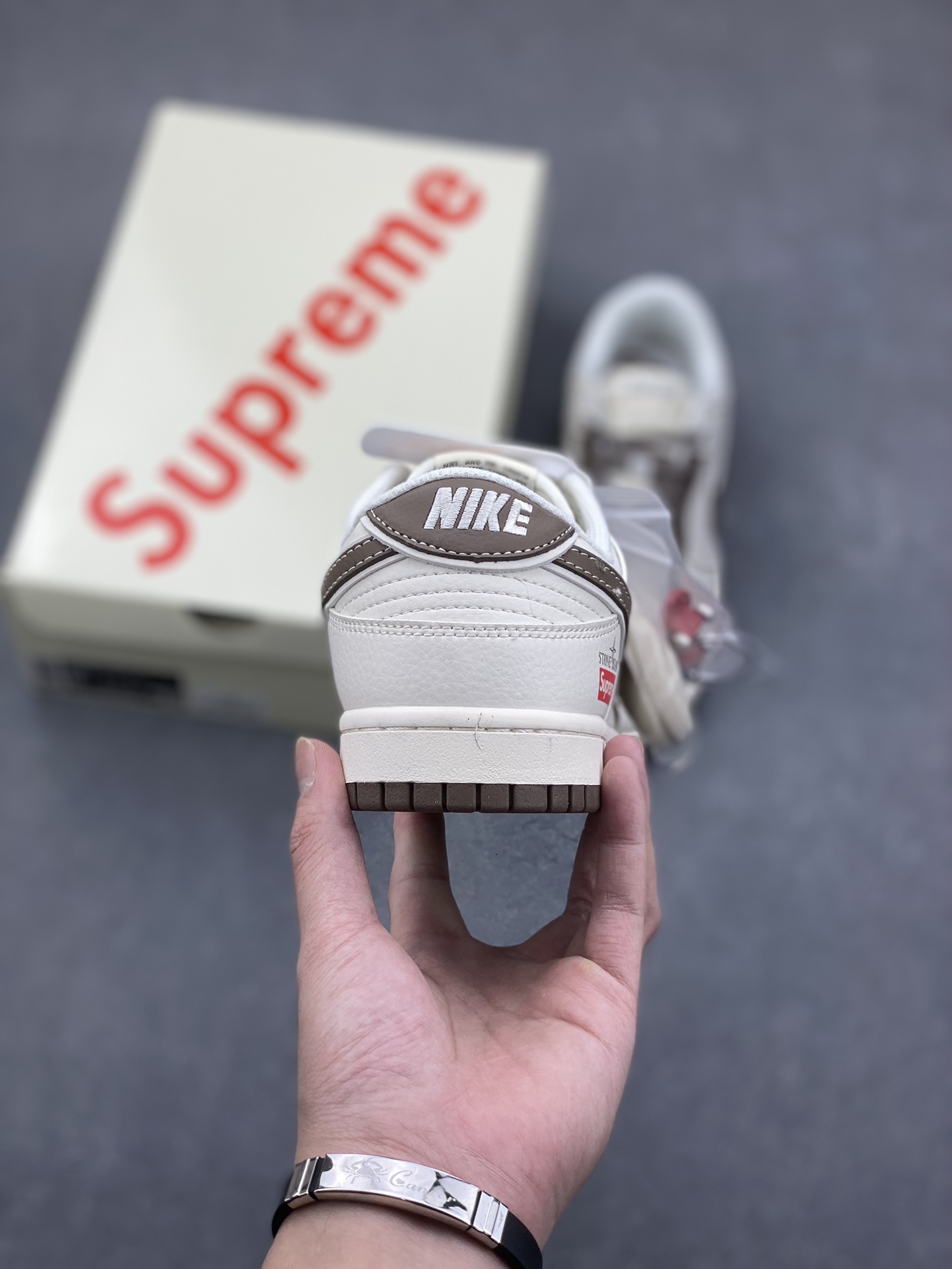 Nike SB Dunk Low Supreme x Stone Island Brown: Premium Quality Sneakers 5 i1733612975 2799 5