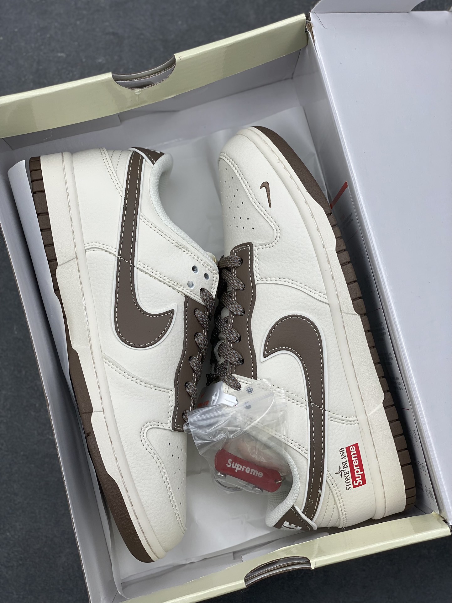 Nike SB Dunk Low Supreme x Stone Island Brown: Premium Quality Sneakers 10 i1733612975 4515 3
