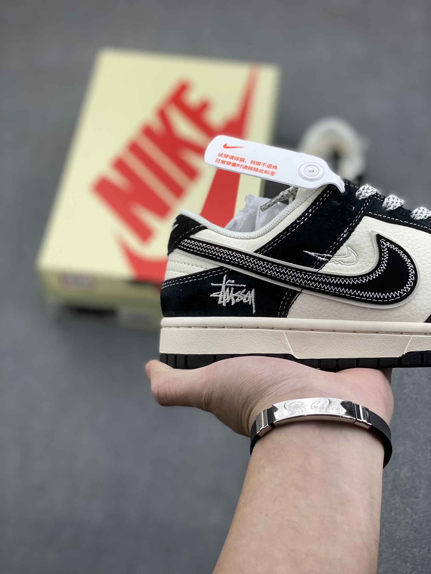 Nike SB Dunk Low Stussy x Gucci Black Shoes, Custom Edition 6 i1733938512 674 0