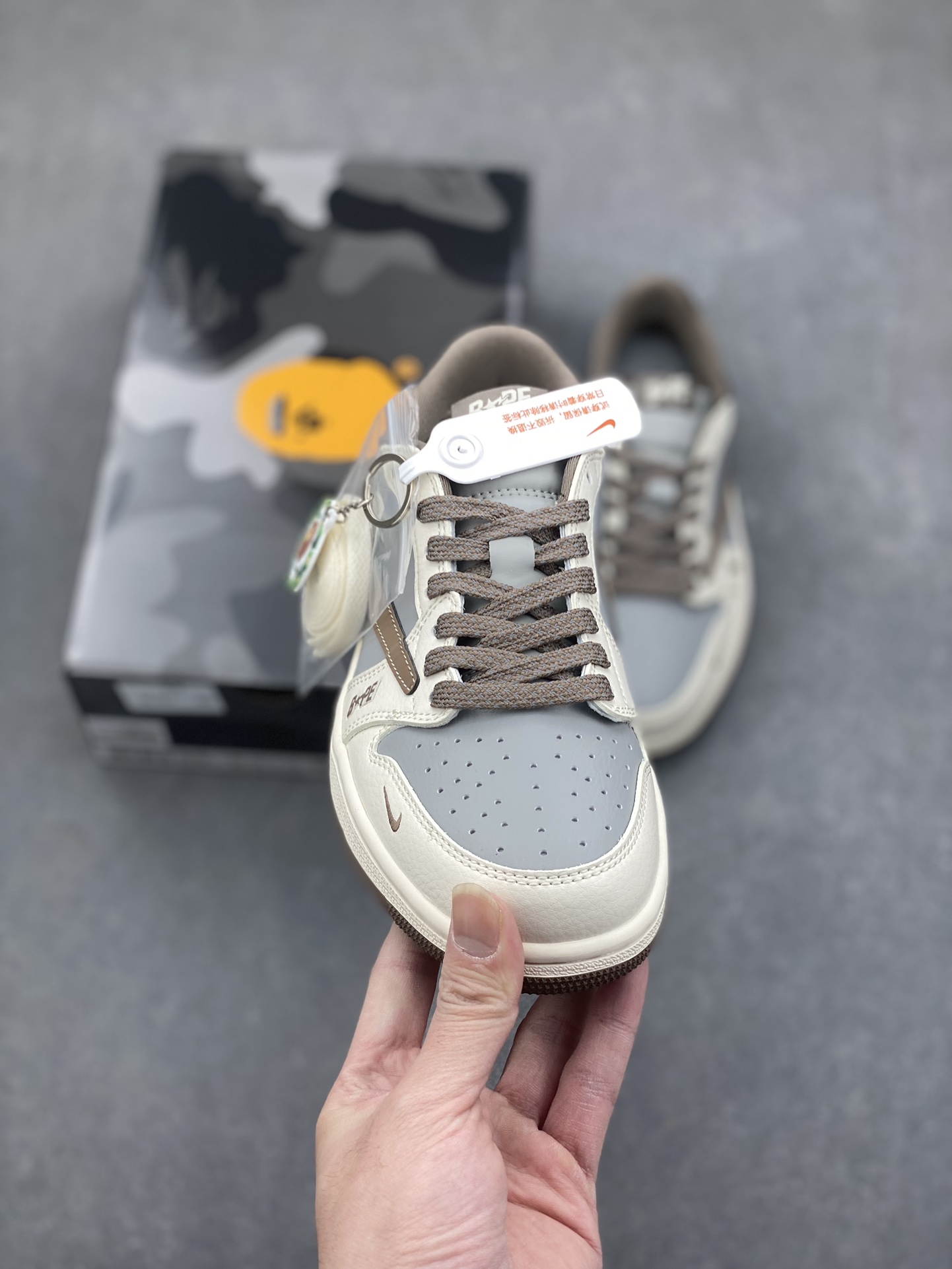 Travis Scott x Fragment Design x Air Jordan 1 Low OG SP Bape—— 2 i1734556130 4327 6