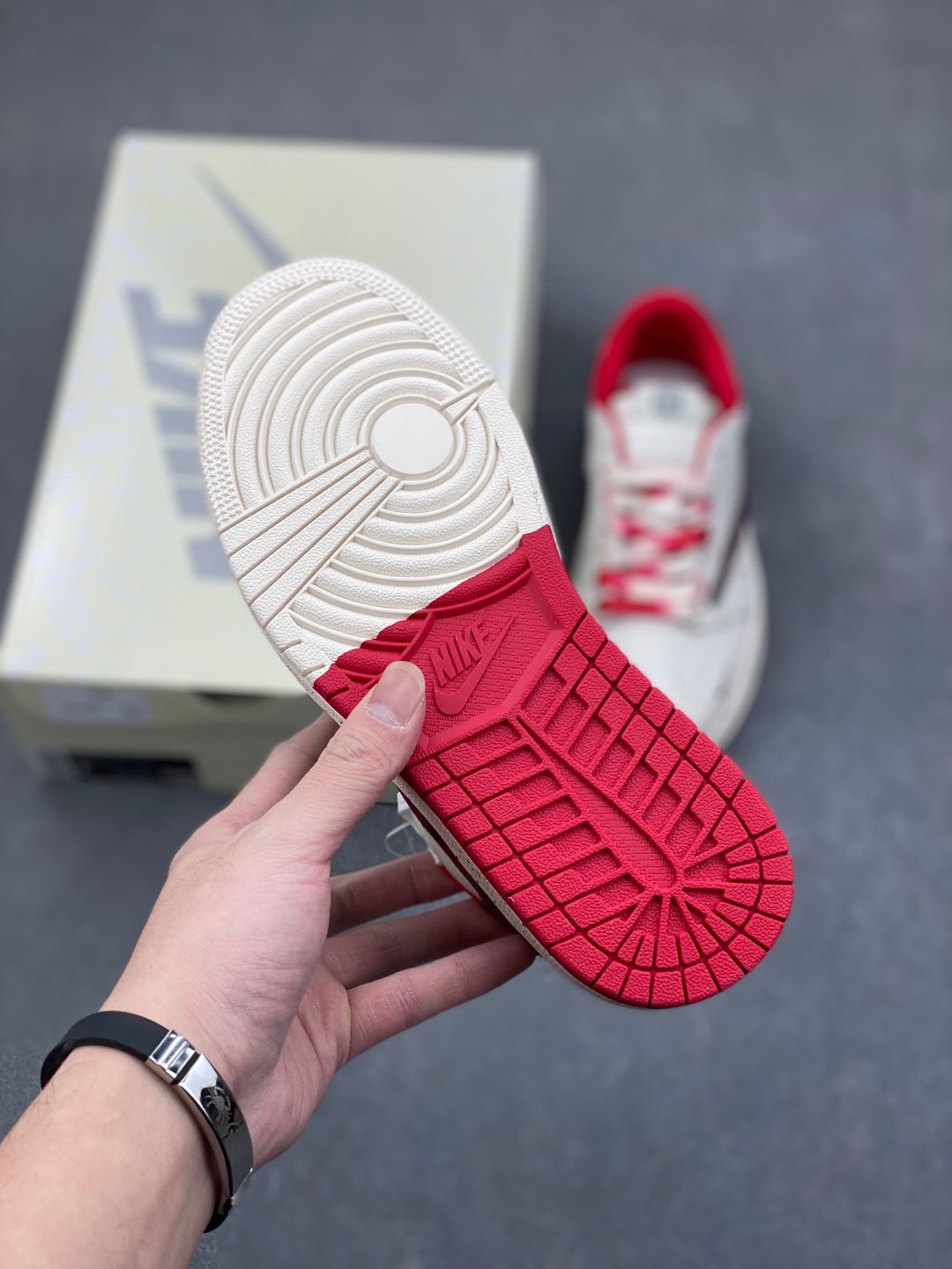 Travis Scott x Nike Air Jordan 1 Low Stone Island - Revese Red 6 i1735328364822 913 0 5