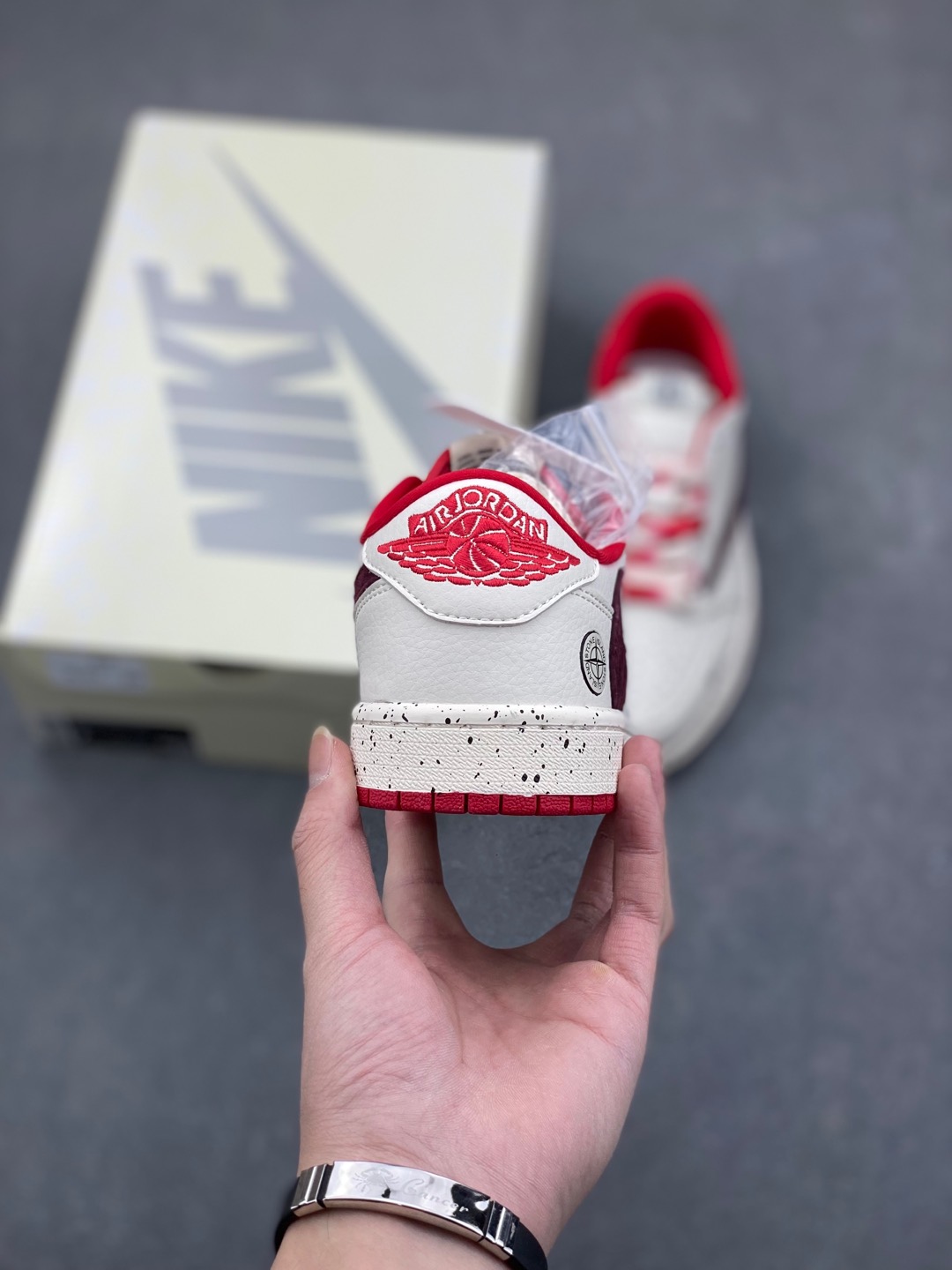 Travis Scott x Nike Air Jordan 1 Low Stone Island - Revese Red 4 i1735328365220 1347 0 3