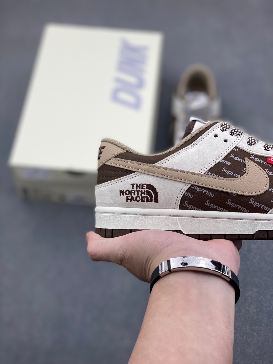 Nike SB Dunk Low The North Face x Supreme Brown Casual Shoes 6 i1735507104939 9126 0 4