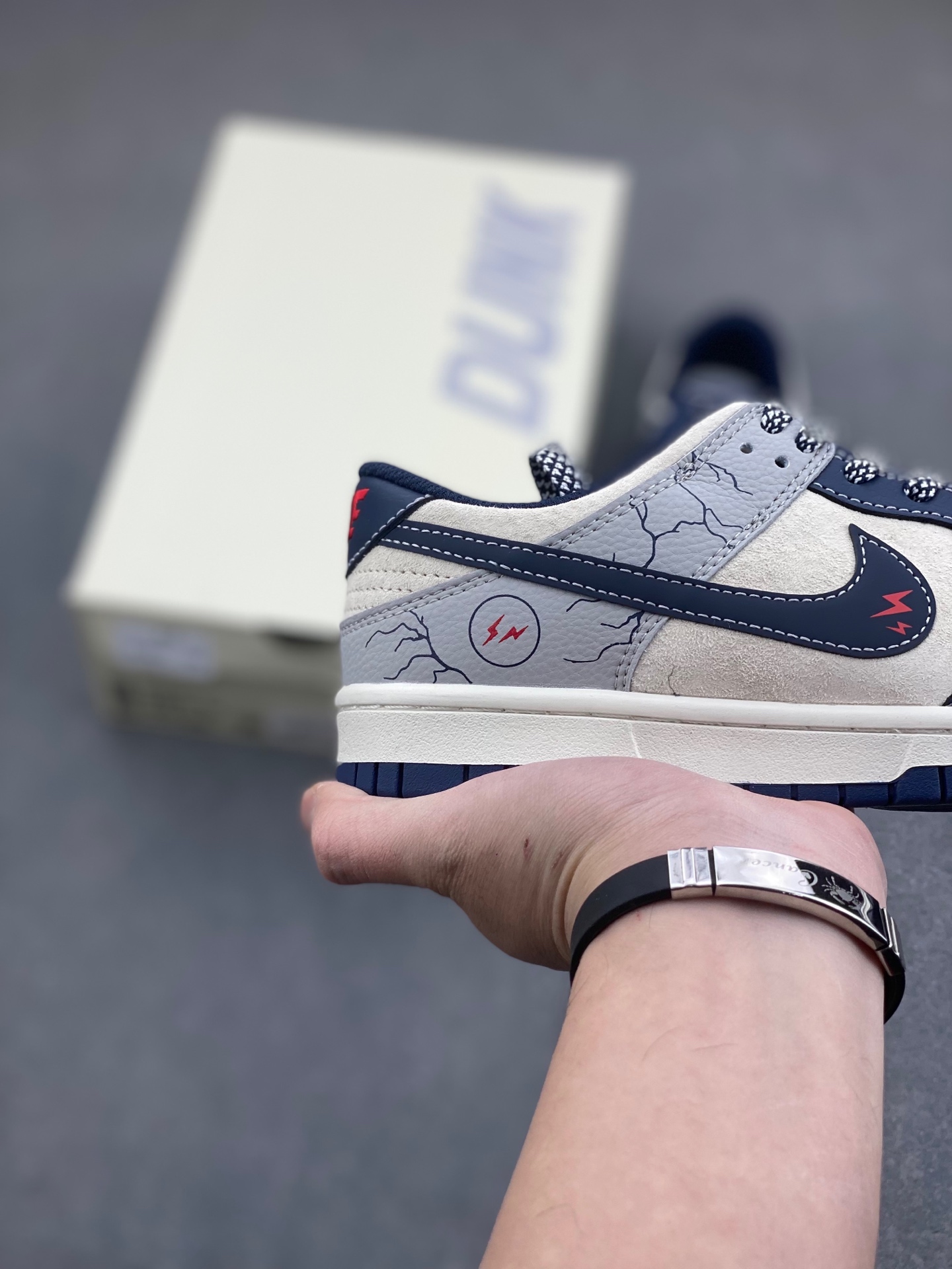 Nike Dunk Low Retro DIY Custom Casual Sneakers - Premium Leather, Unique Design 6 i1736629653132 2332 0 4
