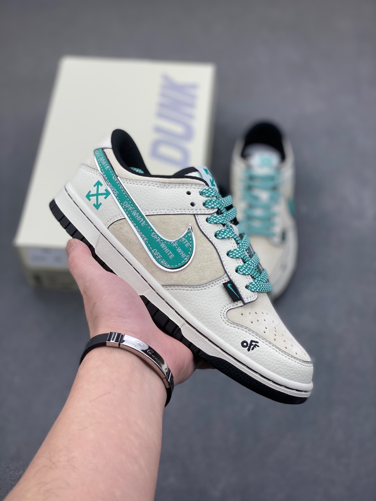 Nike SB Dunk Low x Off-White White Green Starry Sky - Premium Quality 2 i1736896612089 6655 0 0