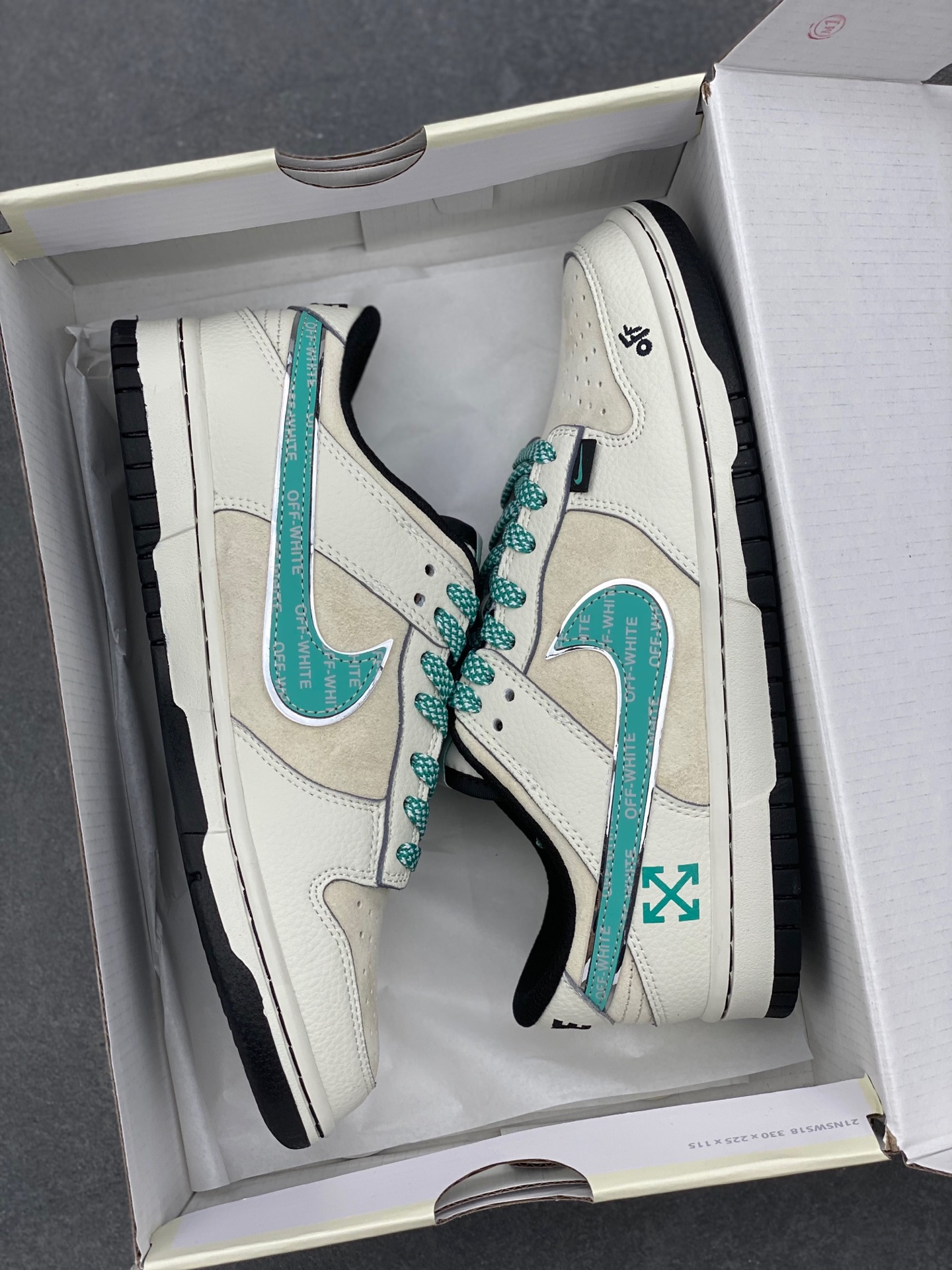 Nike SB Dunk Low x Off-White White Green Starry Sky - Premium Quality 10 i1736896613623 4419 0 8