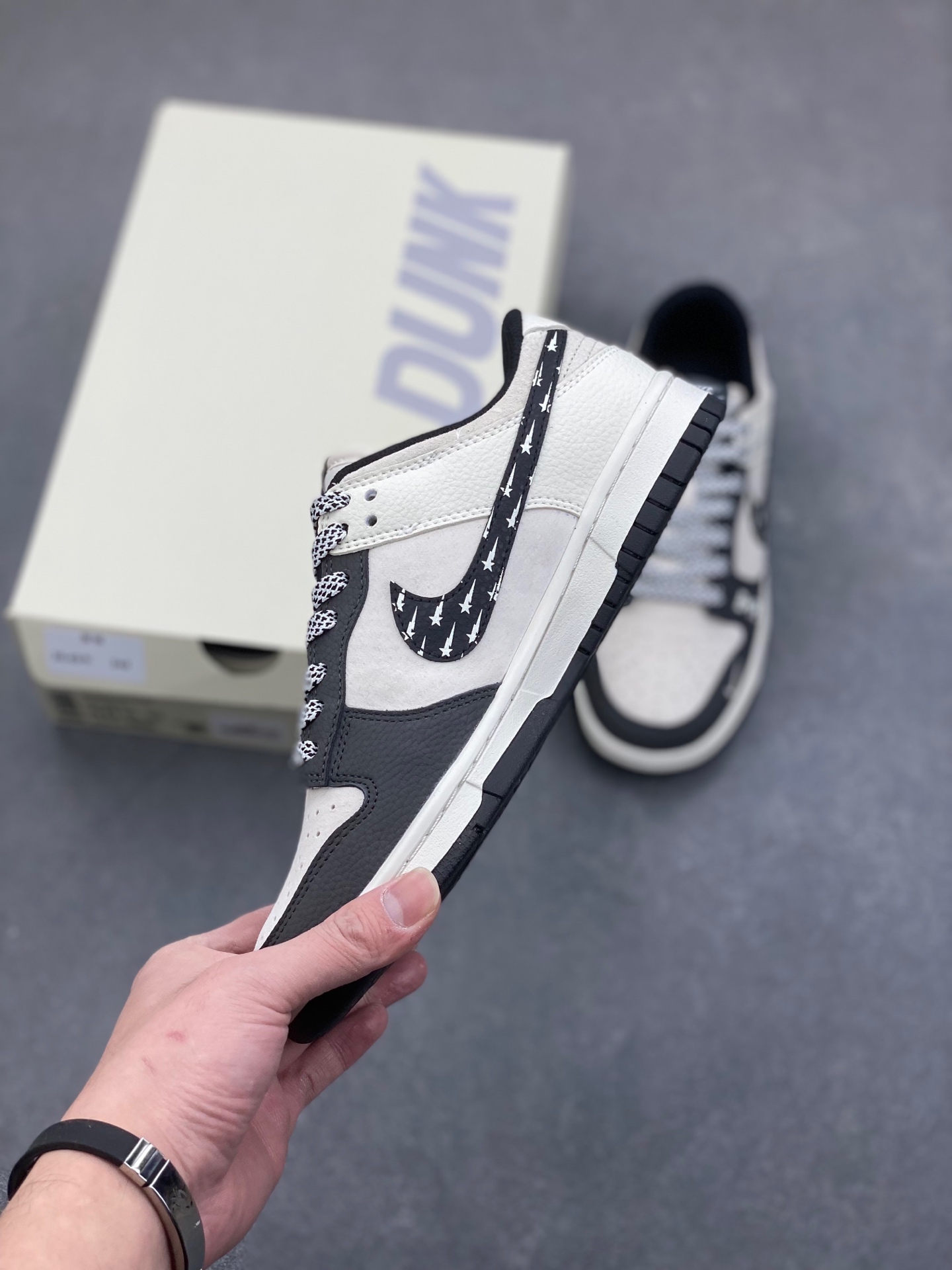 Nike SB Dunk Low x BAPE White Black Sneakers - Limited Edition 4 i1736896683258 6031 0 2