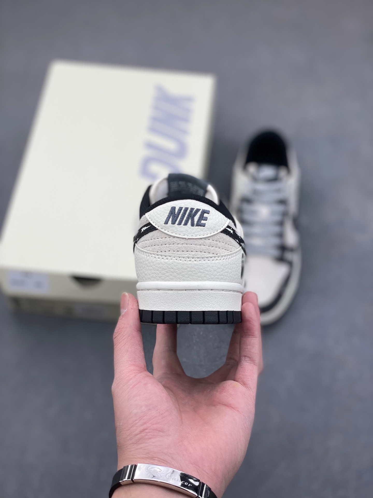 Nike SB Dunk Low x BAPE White Black Sneakers - Limited Edition 5 i1736896684750 2024 0 3