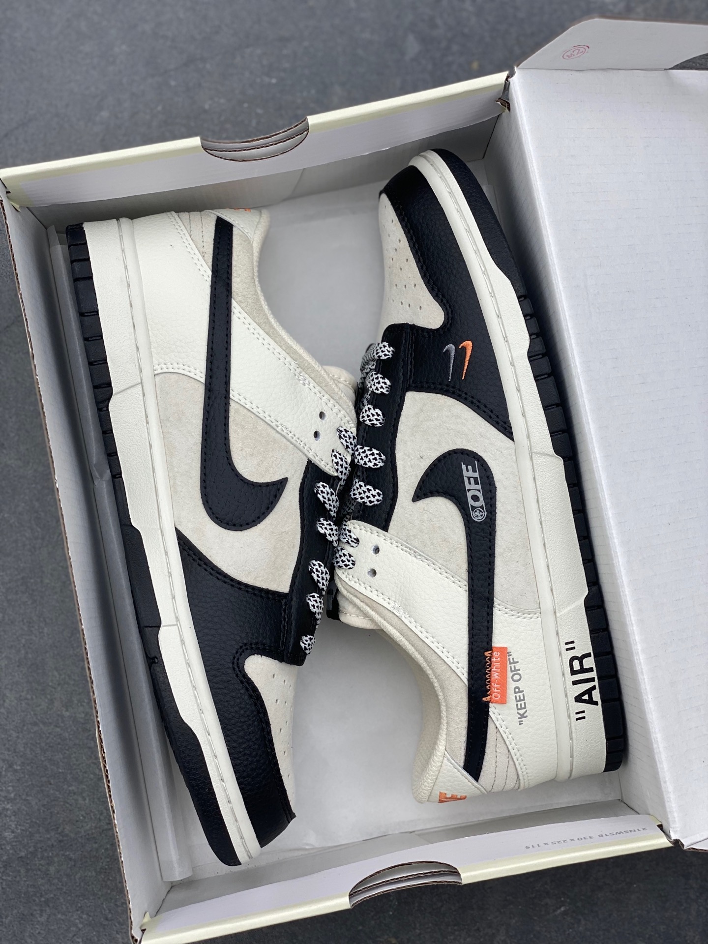 Nike SB Dunk Low Off-White Black Grey Casual Sneakers DJ2024-113 9 i1737093762679 837 0 8
