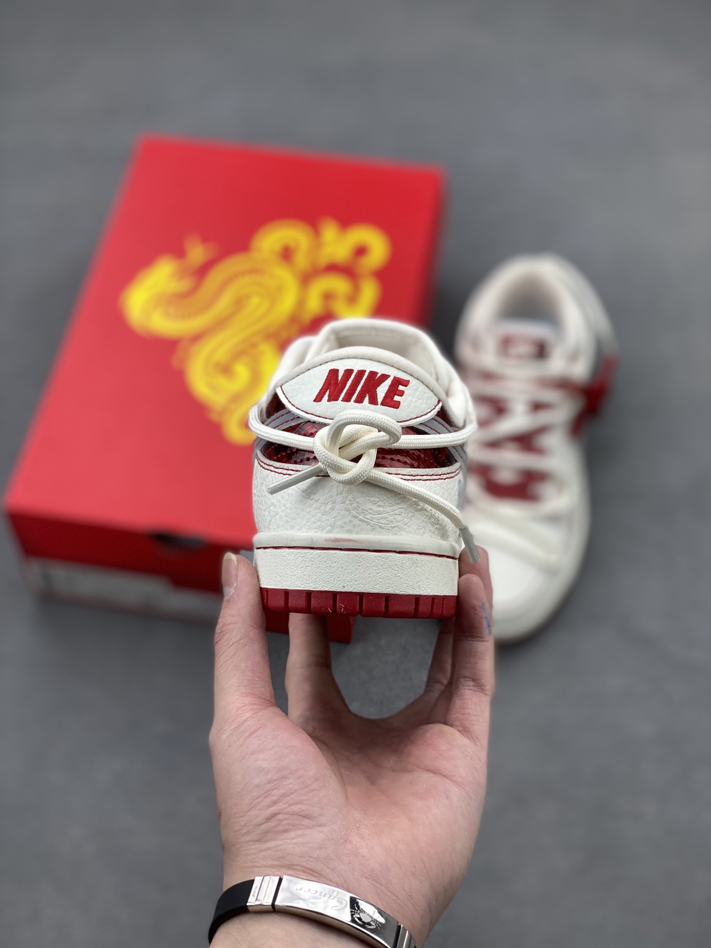 Nike Dunk Low SP Moncler White Grey Burgundy Shoes CH6336-620 5 i1739997145189 4926 0 3