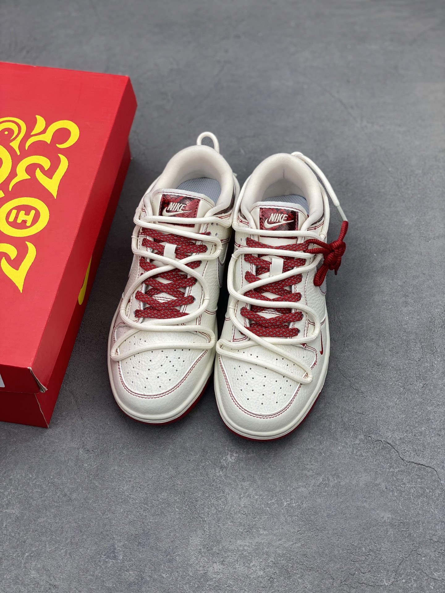 Nike Dunk Low SP Moncler White Grey Burgundy Shoes CH6336-620 9 i1739997148546 5440 0 7