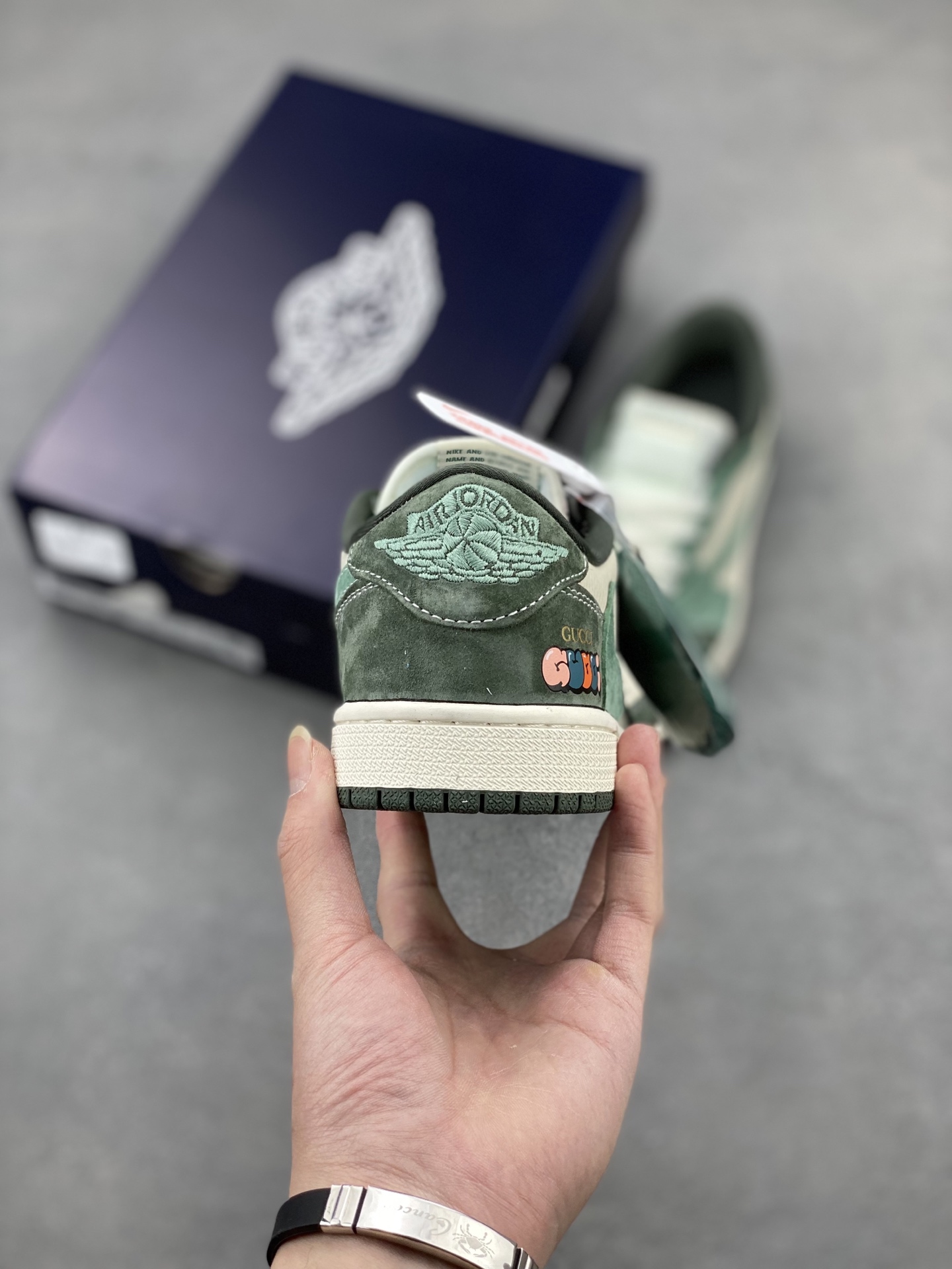 Travis Scott x Fragment Design x Air Jordan 1 Low OG SP 'Gucci' 5 i1742060765271 3375 0 3