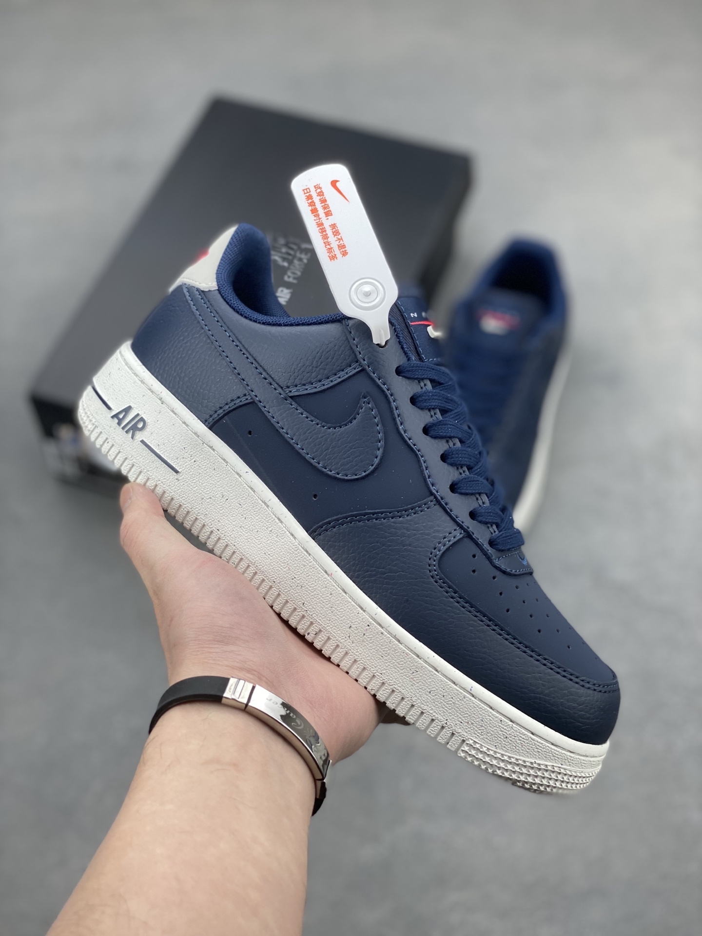 Nike Air Force 1 '07 Low Navy Blue Casual Shoes DZ2708-100 2 i1742593073296 6997 0 0