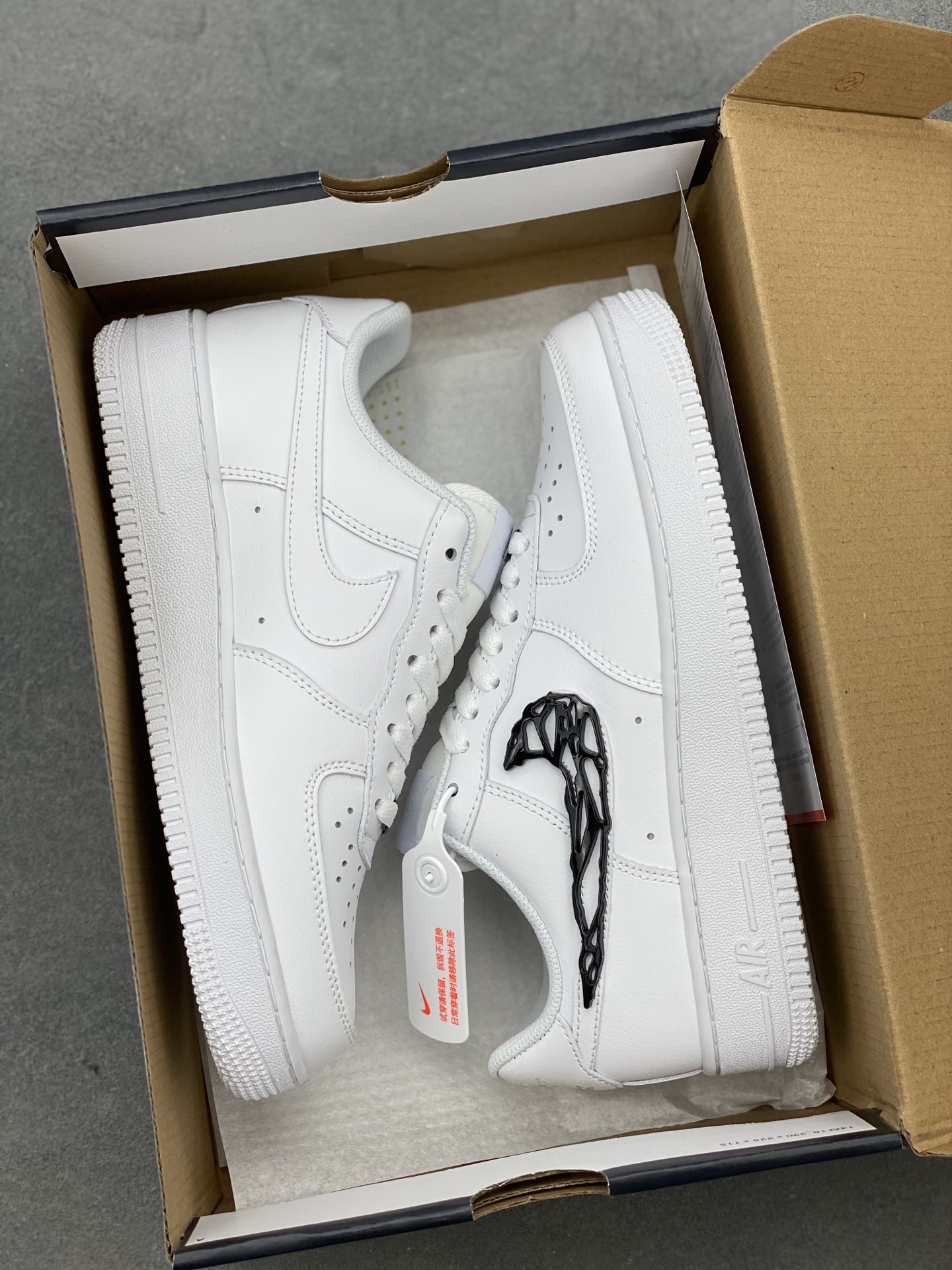 Nike Air Force 1 '07 Low White/Black Casual Shoes (IF1686-101) 10 i1742593137771 7440 0 8