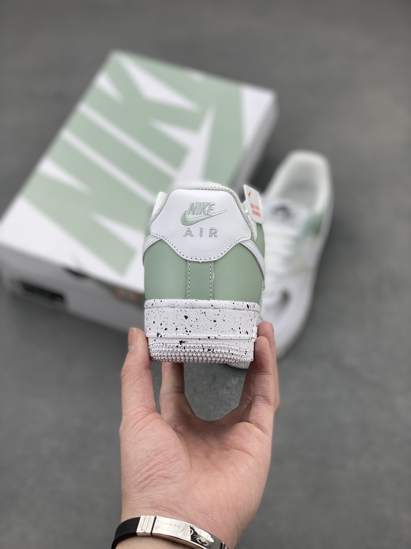 Nike Air Force 1 Low '07 Gradient Grey Green Splatter Sneakers 5 i1742593238337 7775 0 3