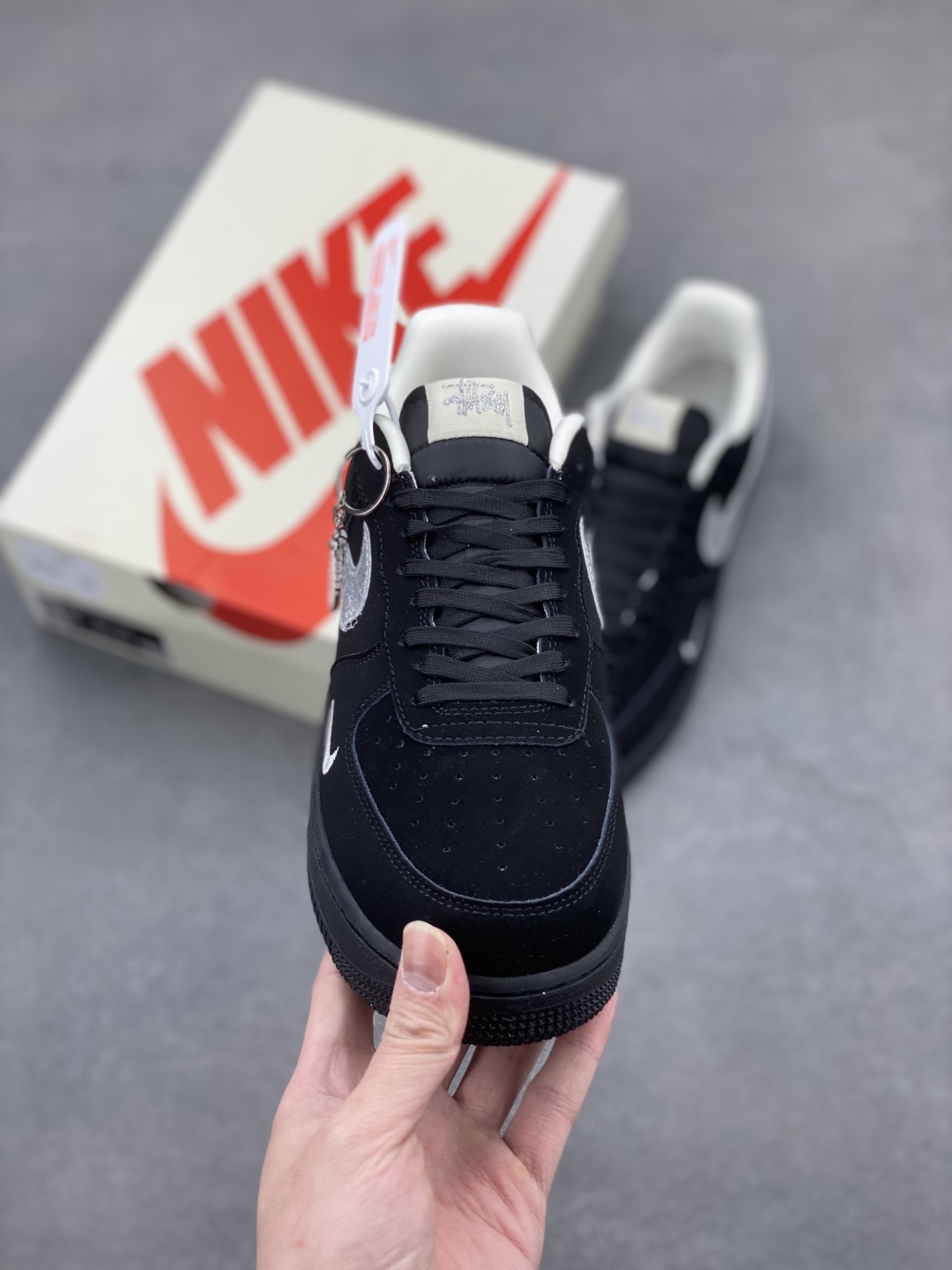 Nike Air Force 1 '07 Low Black Sneakers - Limited Edition, Comfortable Fit 3 i1743611067234 337 0 1