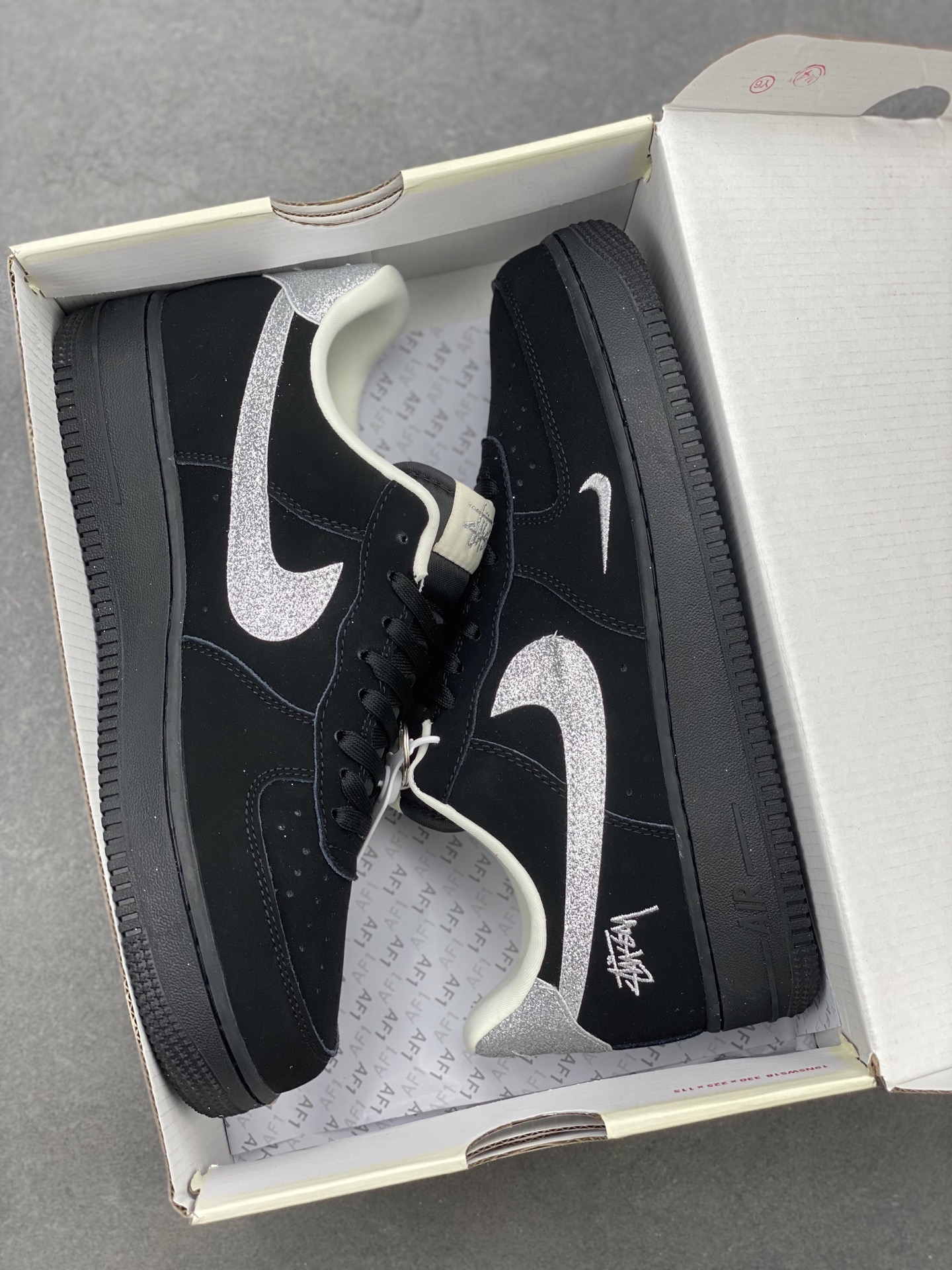 Nike Air Force 1 '07 Low Black Sneakers - Limited Edition, Comfortable Fit 10 i1743611068135 5168 0 8