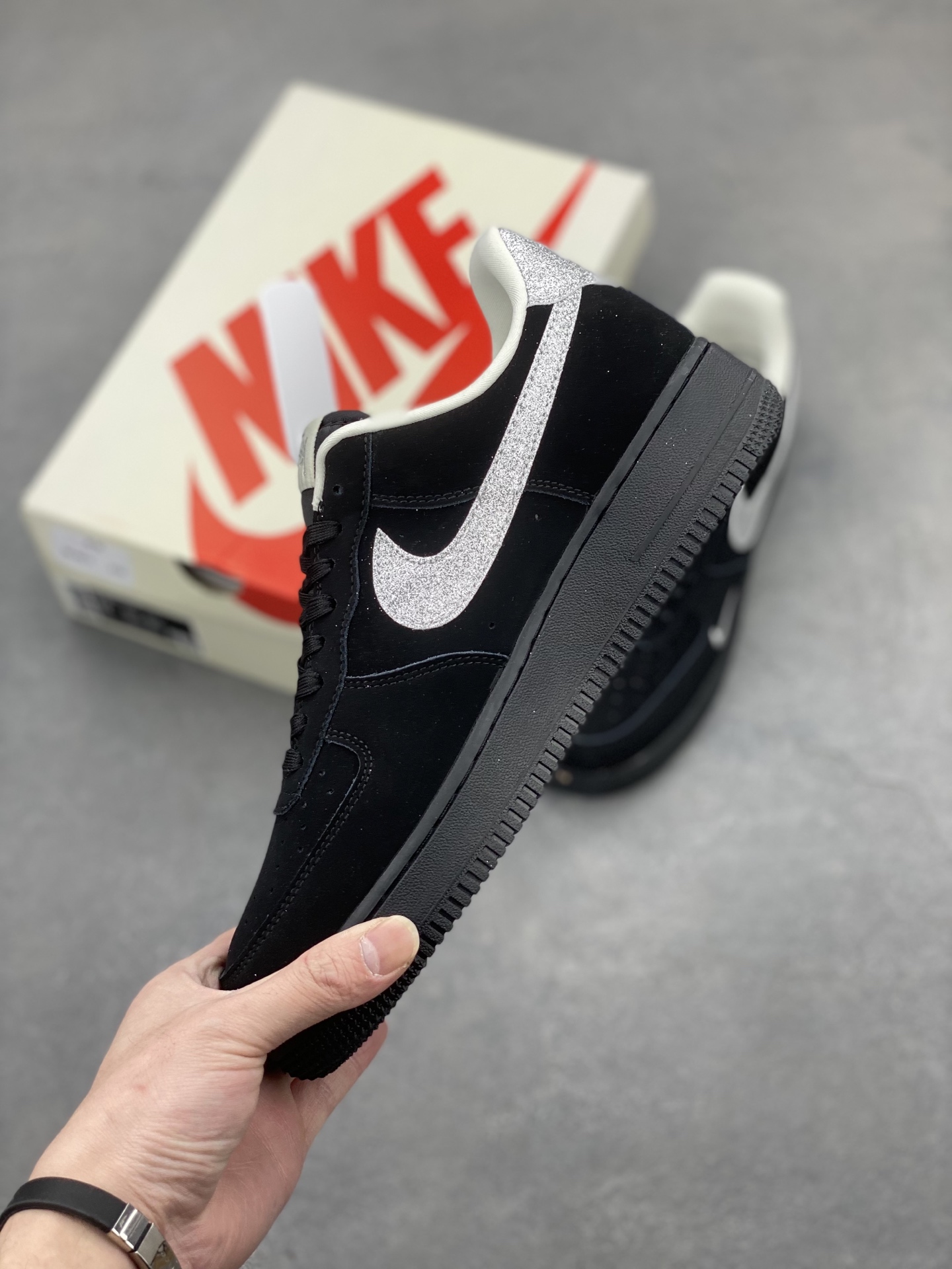 Nike Air Force 1 '07 Low Black Sneakers - Limited Edition, Comfortable Fit 4 i1743611076878 2699 0 2