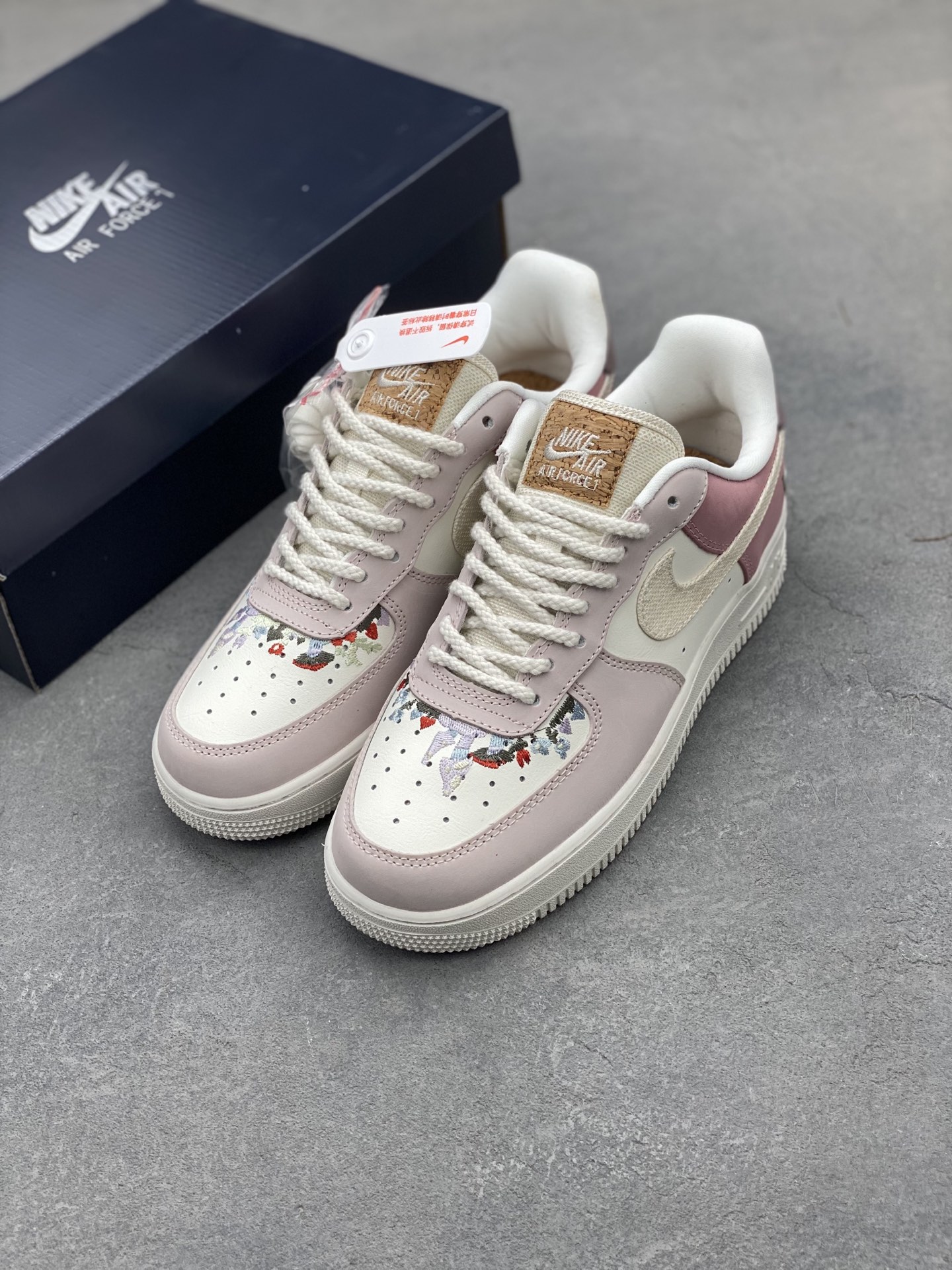 Nike Air Force 1 '07 Low Pink Floral Casual Sneakers IB8874-111 9 i1743959627095 5963 0 7