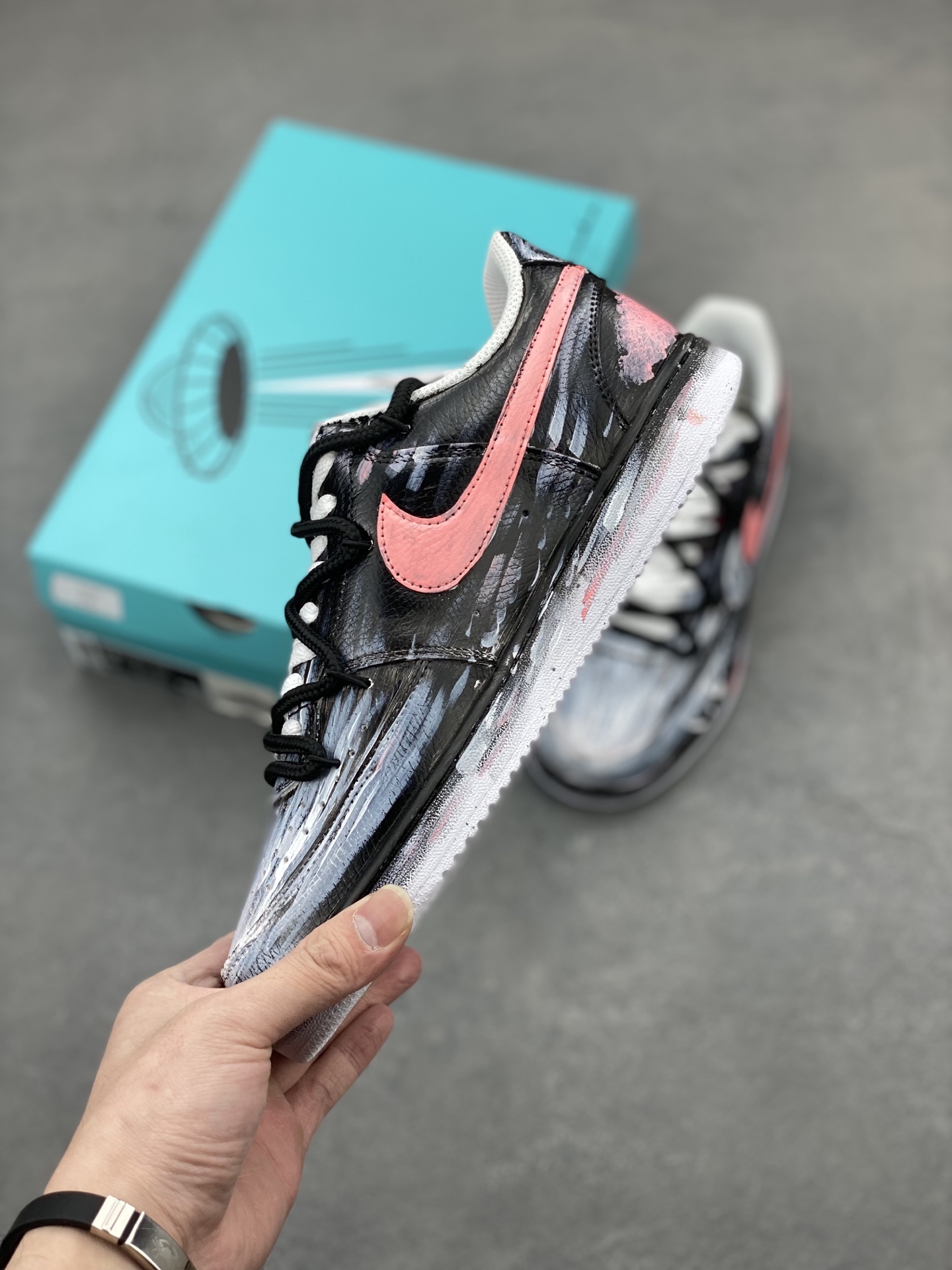 Nike Court Vision Low 'Mutation Creation' Custom Sneakers - Hand-Painted Design 4 i1743960381490 7700 0 2