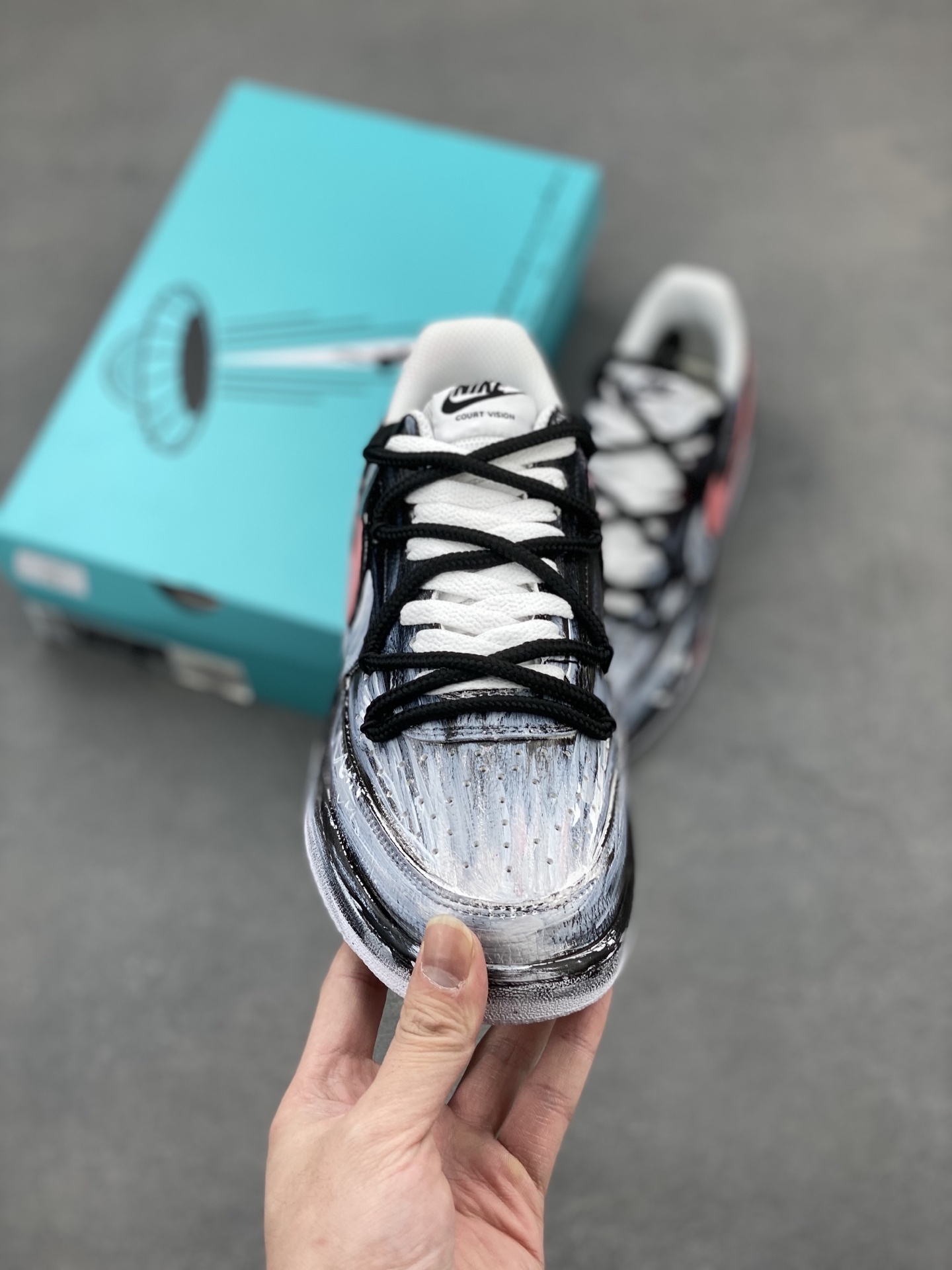 Nike Court Vision Low 'Mutation Creation' Custom Sneakers - Hand-Painted Design 3 i1743960381649 1137 0 1